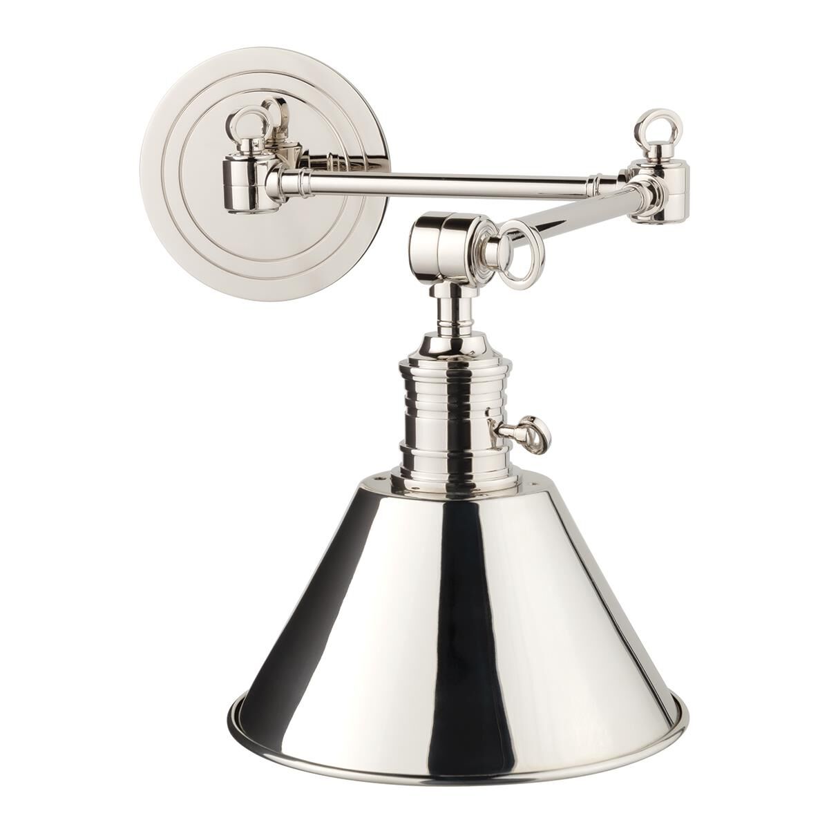 Hudson Valley Lighting Garden City 8 Inch Wall Swing Lamp Garden City - 8322-PN - Industrial