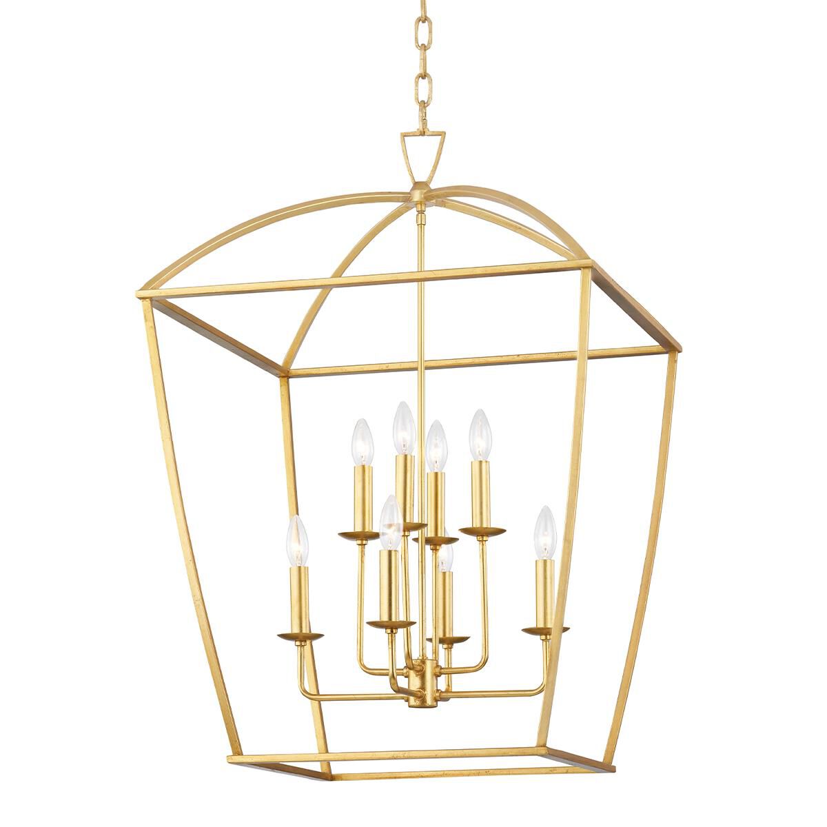 Hudson Valley Lighting Bryant 24 Inch Cage Pendant Bryant - 8324-GL - Transitional