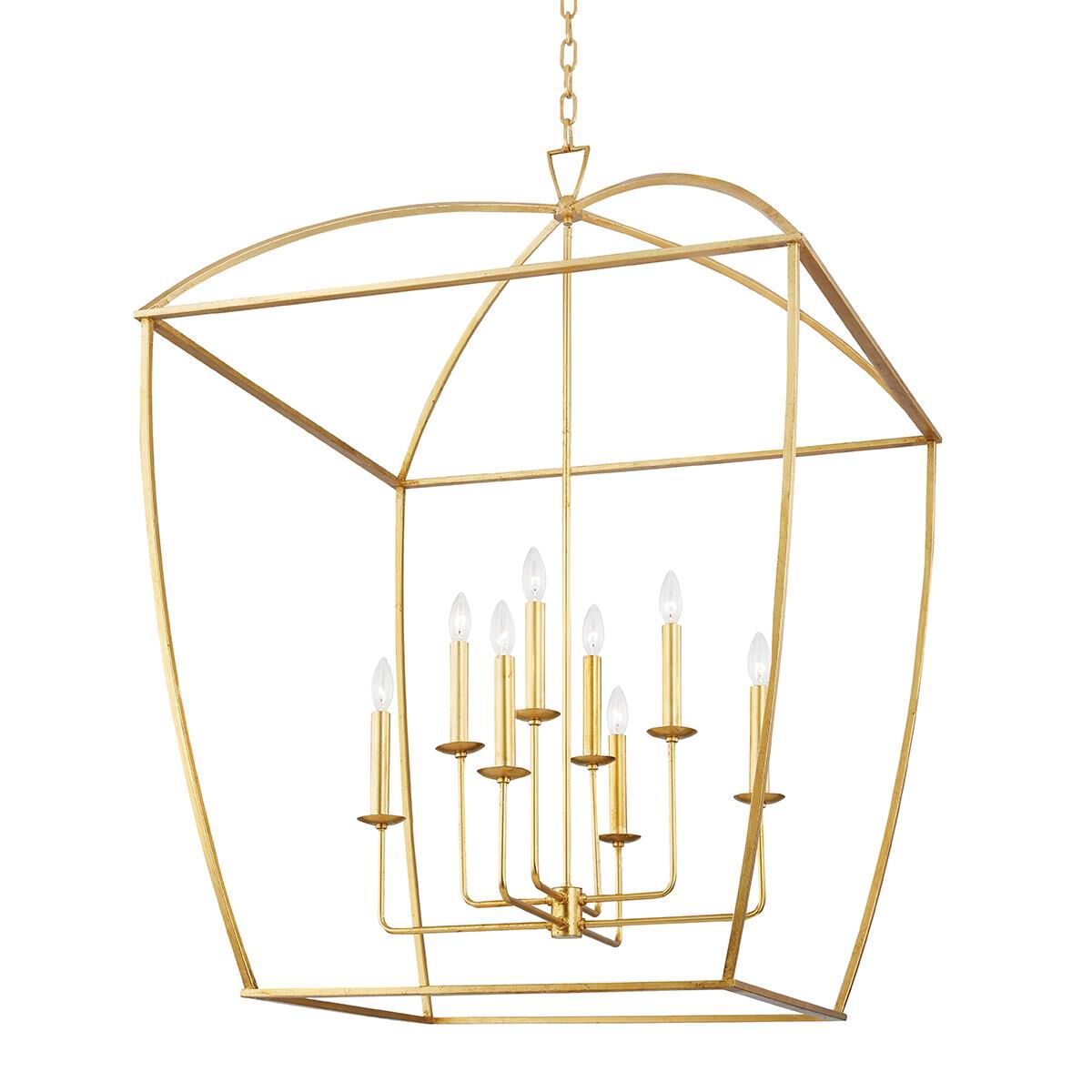 Hudson Valley Lighting Bryant 34 Inch Cage Pendant Bryant - 8334-GL - Transitional