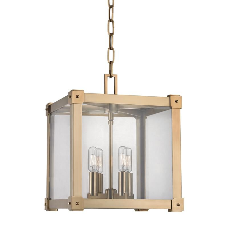 Hudson Valley Lighting Forsyth 12.25 Inch Cage Pendant Forsyth - 8612-AGB - Industrial