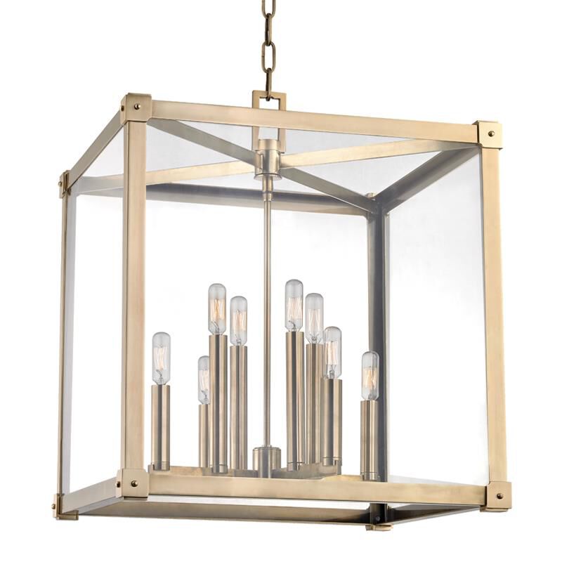 Hudson Valley Lighting Forsyth 20.25 Inch Cage Pendant Forsyth - 8620-AGB - Industrial