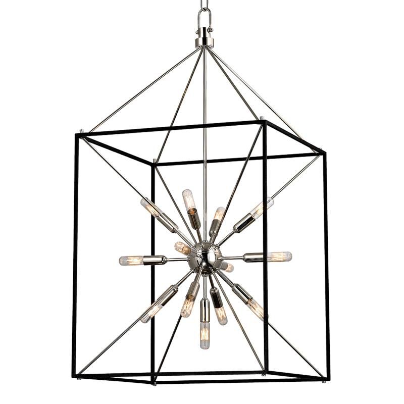 Hudson Valley Lighting Glendale 20.25 Inch Cage Pendant Glendale - 8920-PN - Mid-Century Modern