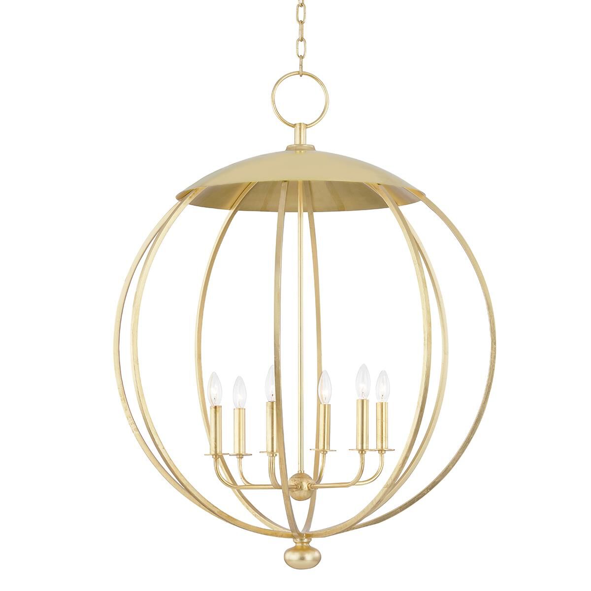 Hudson Valley Lighting Wesley 32 Inch Cage Pendant Wesley - 9132-GL - Transitional