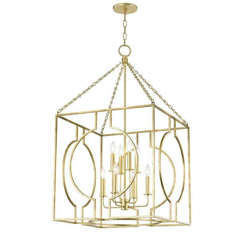 Hudson Valley Lighting Corey Damen Jenkins Octavio 24 Inch Cage Pendant Octavio - 9224-GL - Transitional