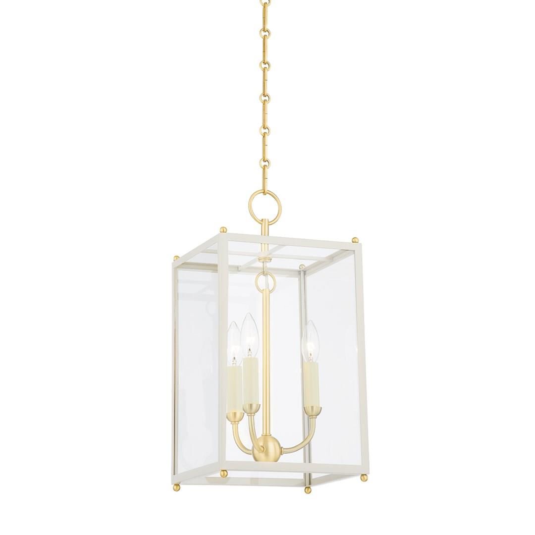 Hudson Valley Lighting Mark D. Sikes Chaselton 10 Inch Cage Pendant Chaselton - MDS1200-AGB-OW - Traditional
