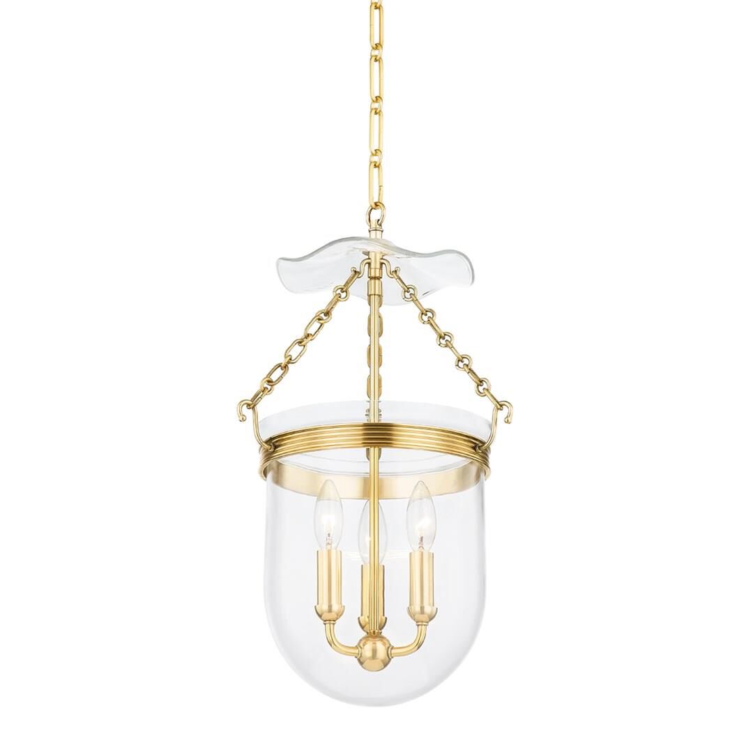 Hudson Valley Lighting Rousham 12.75 Inch Cage Pendant Rousham - MDS1601-AGB - Traditional