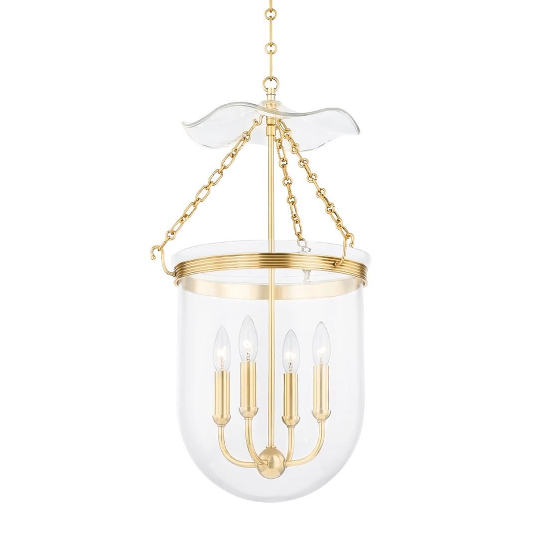 Hudson Valley Lighting Rousham 15.75 Inch Cage Pendant Rousham - MDS1602-AGB - Traditional
