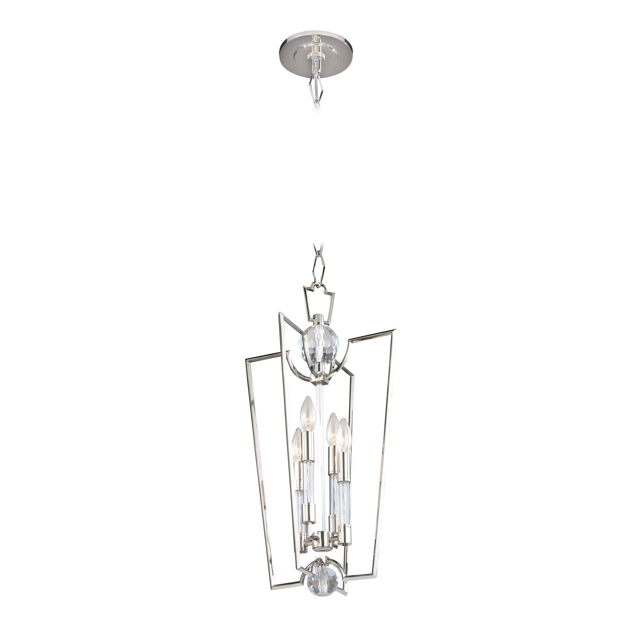 Hudson Valley Lighting Waterloo 13 Inch Cage Pendant Waterloo - 3013-PN - Transitional