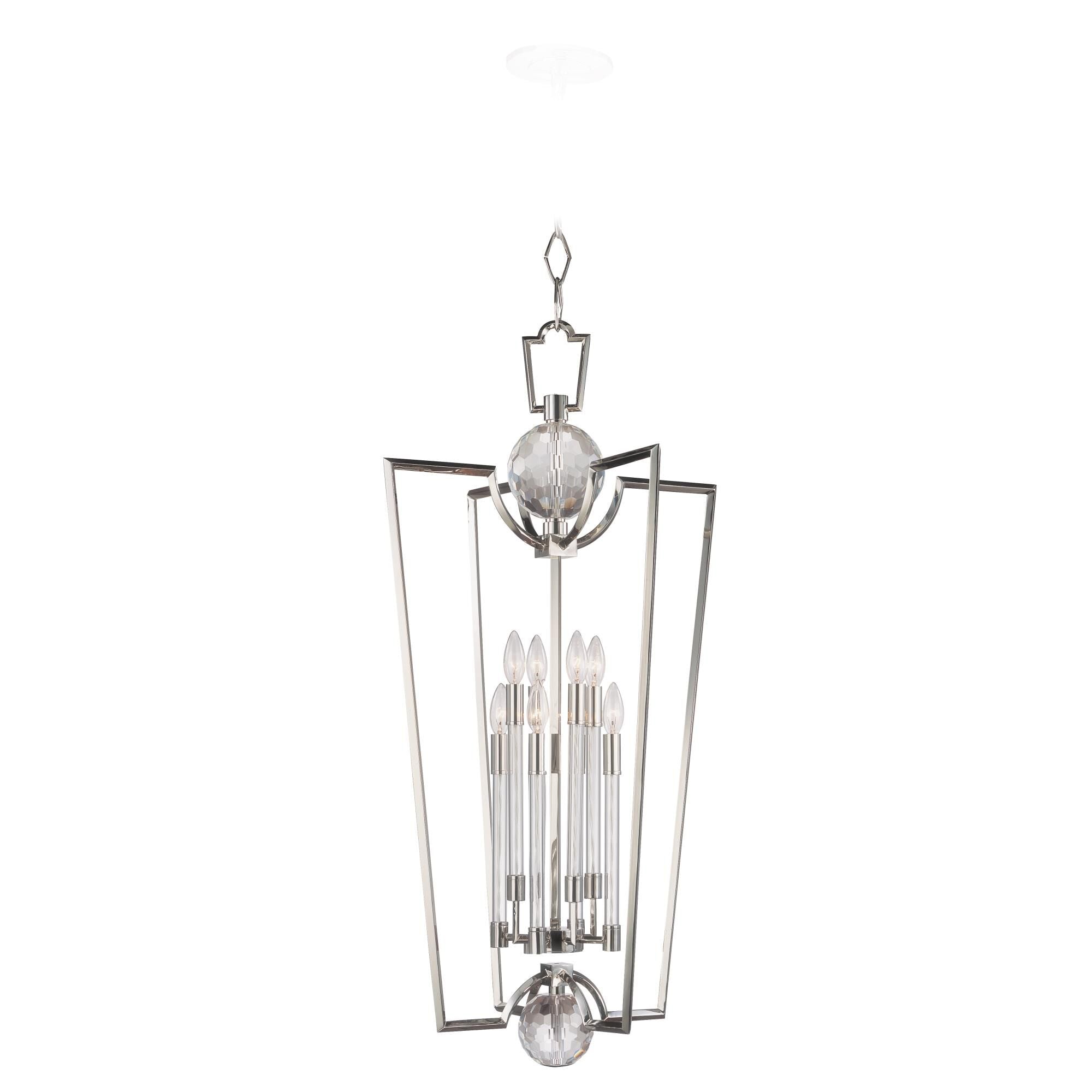 Hudson Valley Lighting Waterloo 21.25 Inch Cage Pendant Waterloo - 3022-PN - Transitional