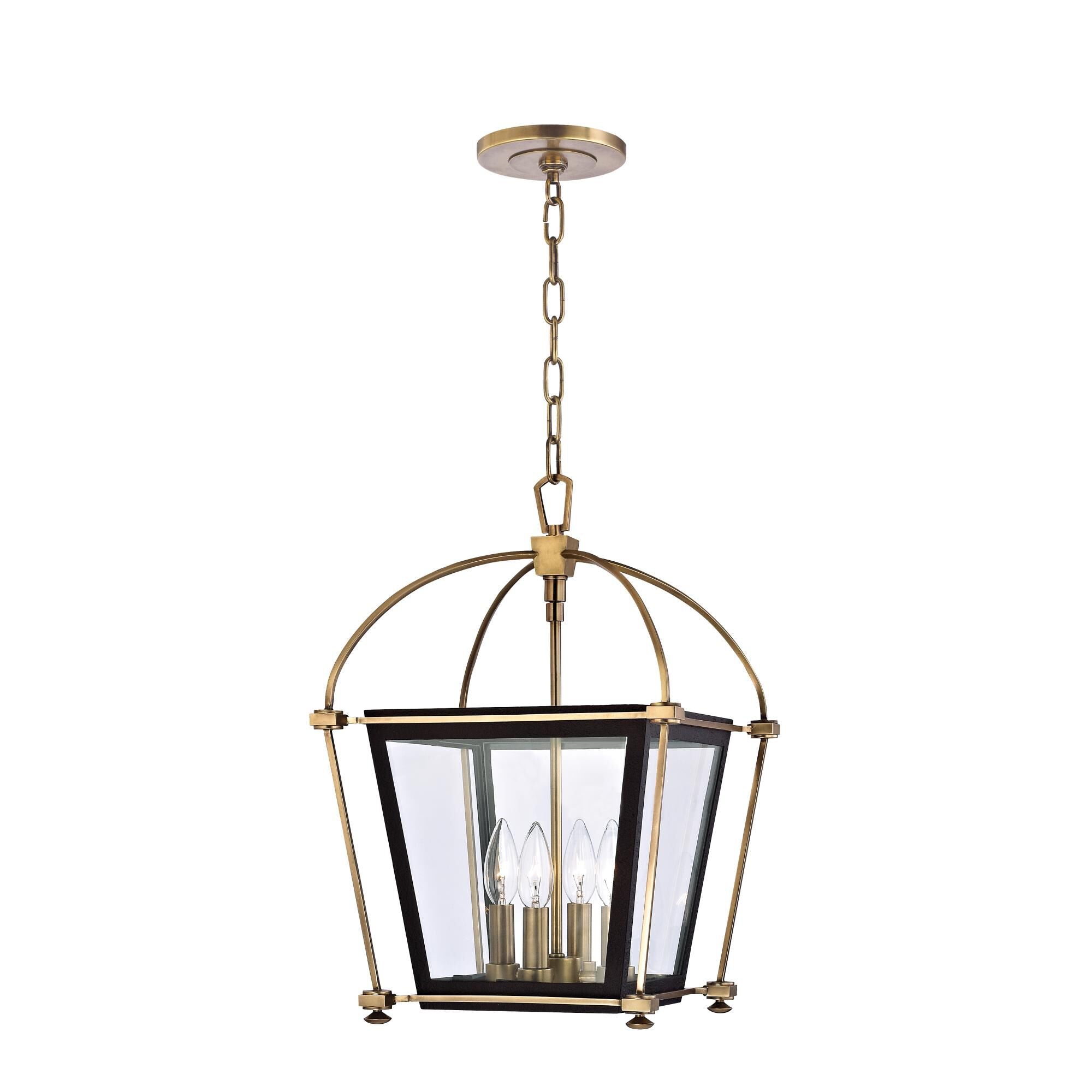 Hudson Valley Lighting Hollis 12.75 Inch Cage Pendant Hollis - 3612-AGB - Transitional