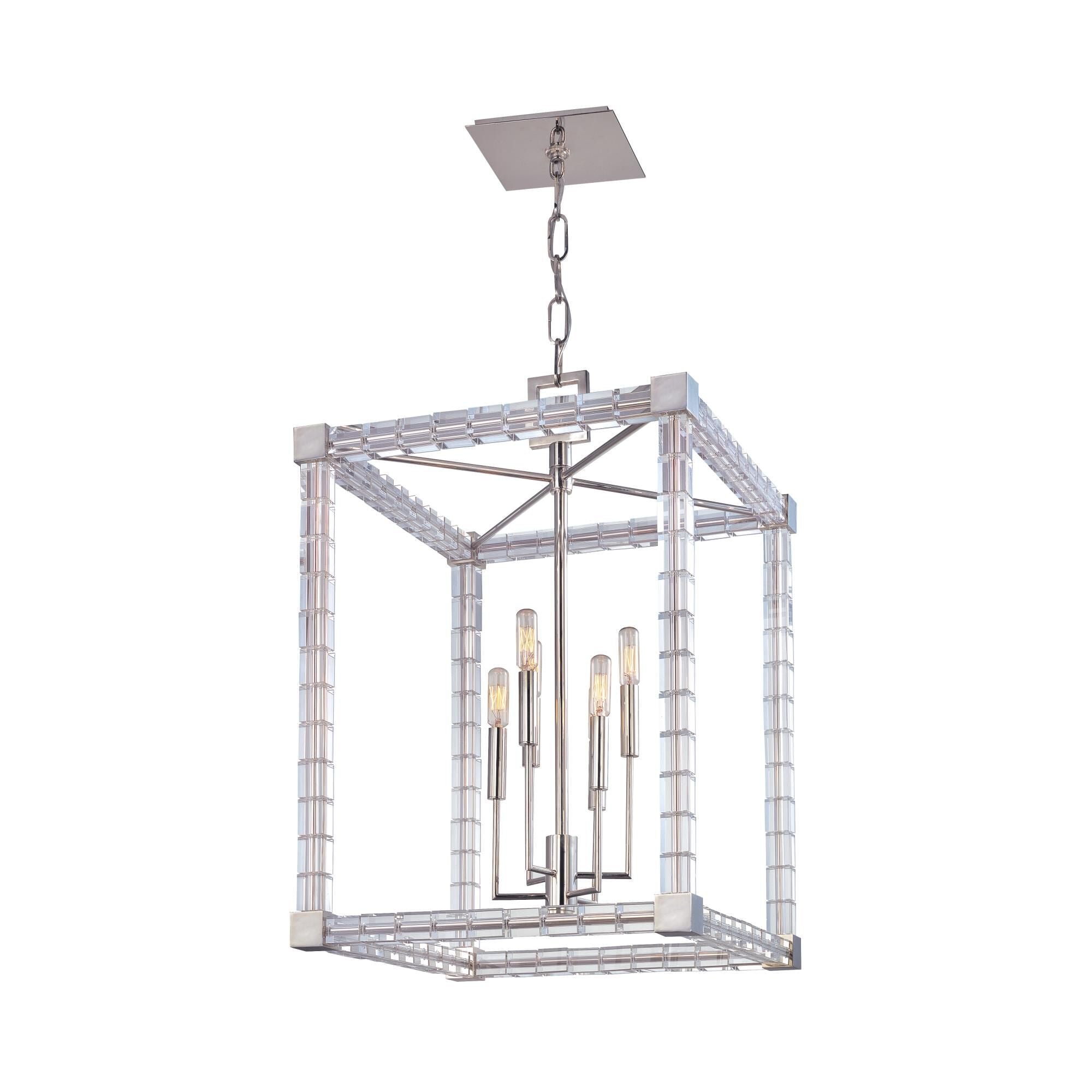 Hudson Valley Lighting Alpine 18.5 Inch Cage Pendant Alpine - 7118-PN - Transitional
