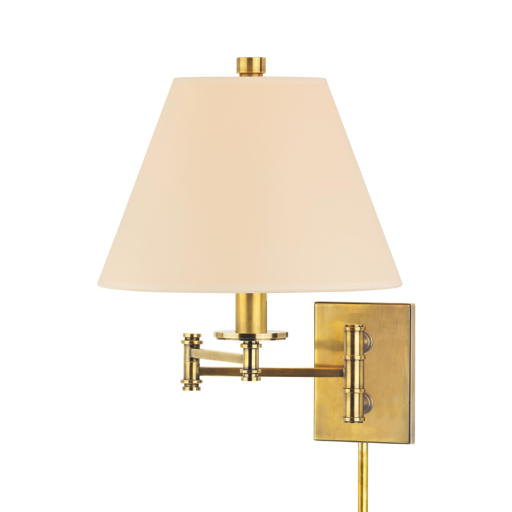 Hudson Valley Lighting Claremont 12 Inch Wall Swing Lamp Claremont - 7721-AGB-WS - Traditional