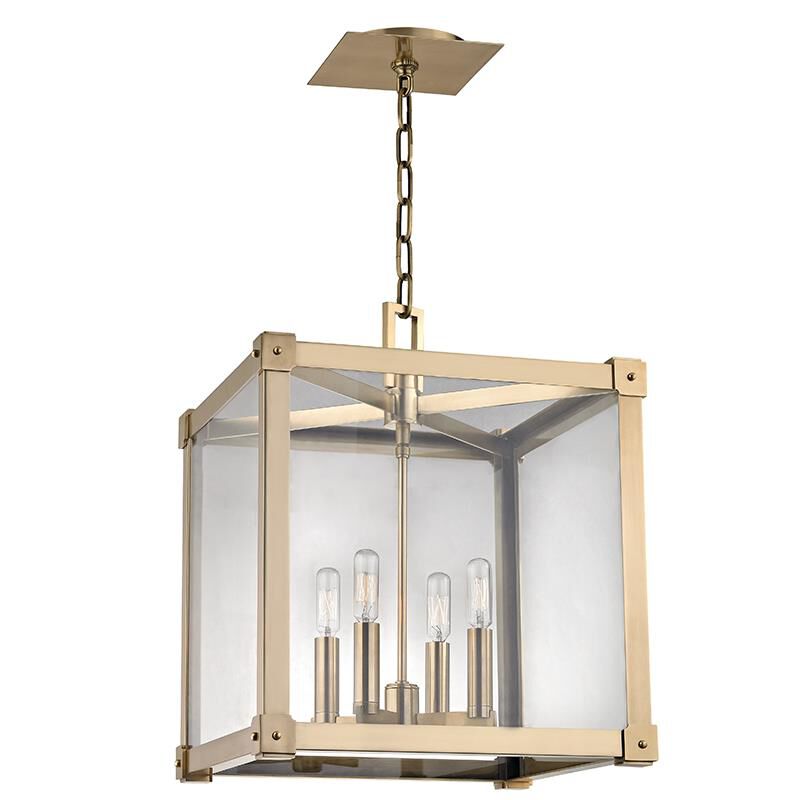 Hudson Valley Lighting Forsyth 16.25 Inch Cage Pendant Forsyth - 8616-AGB - Industrial