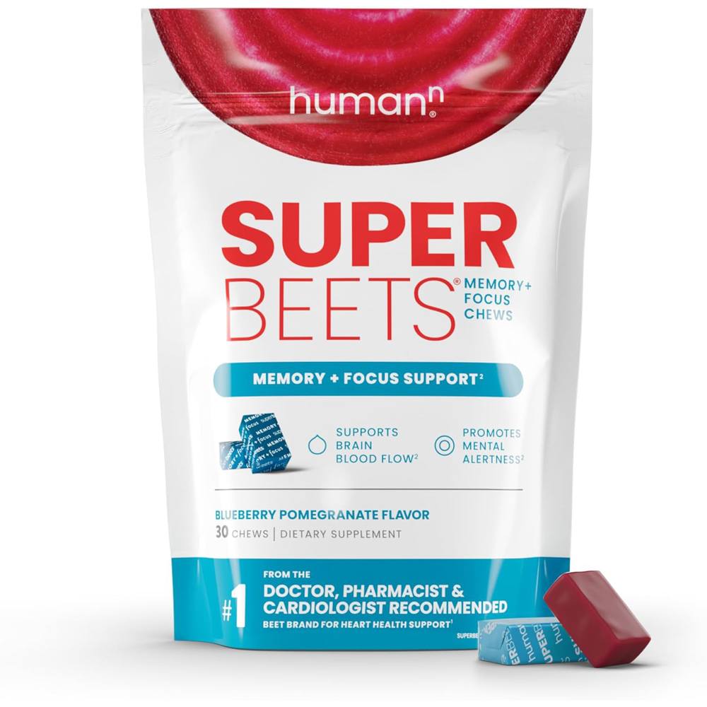 Superbeets Brain Supplements For Memory and Focus (Chews)