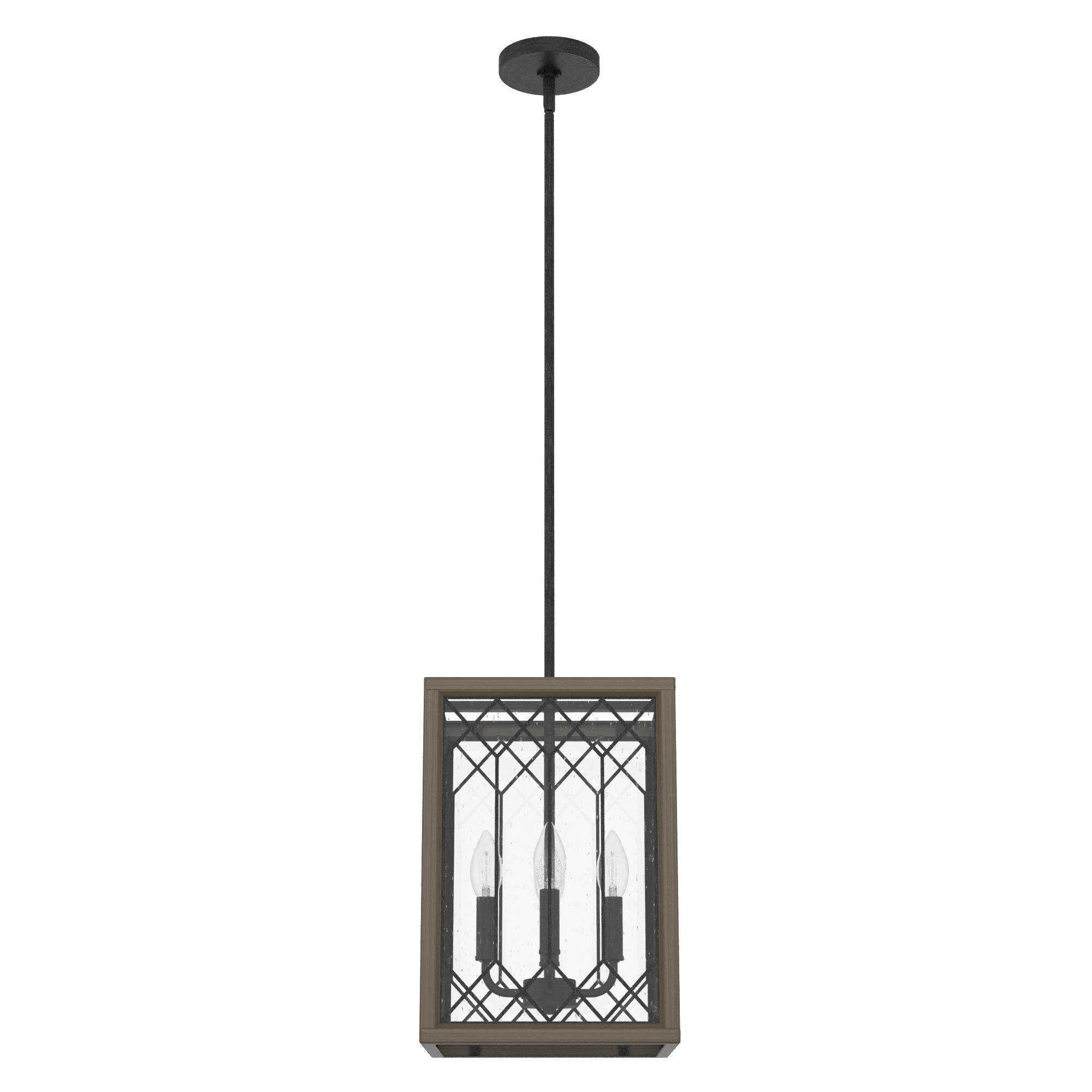 Hunter Fan Chevron 11 Inch Cage Pendant Chevron - 19369 - Transitional