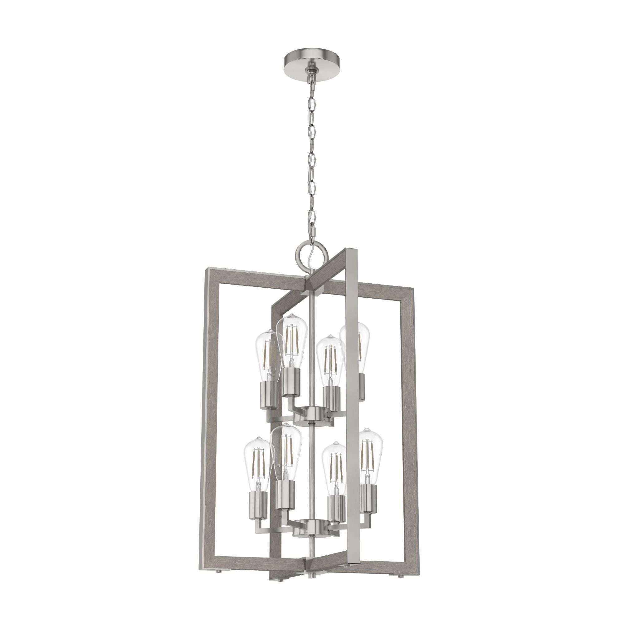 Hunter Fan Woodburn 18 Inch Cage Pendant Woodburn - 19857 - Modern Contemporary