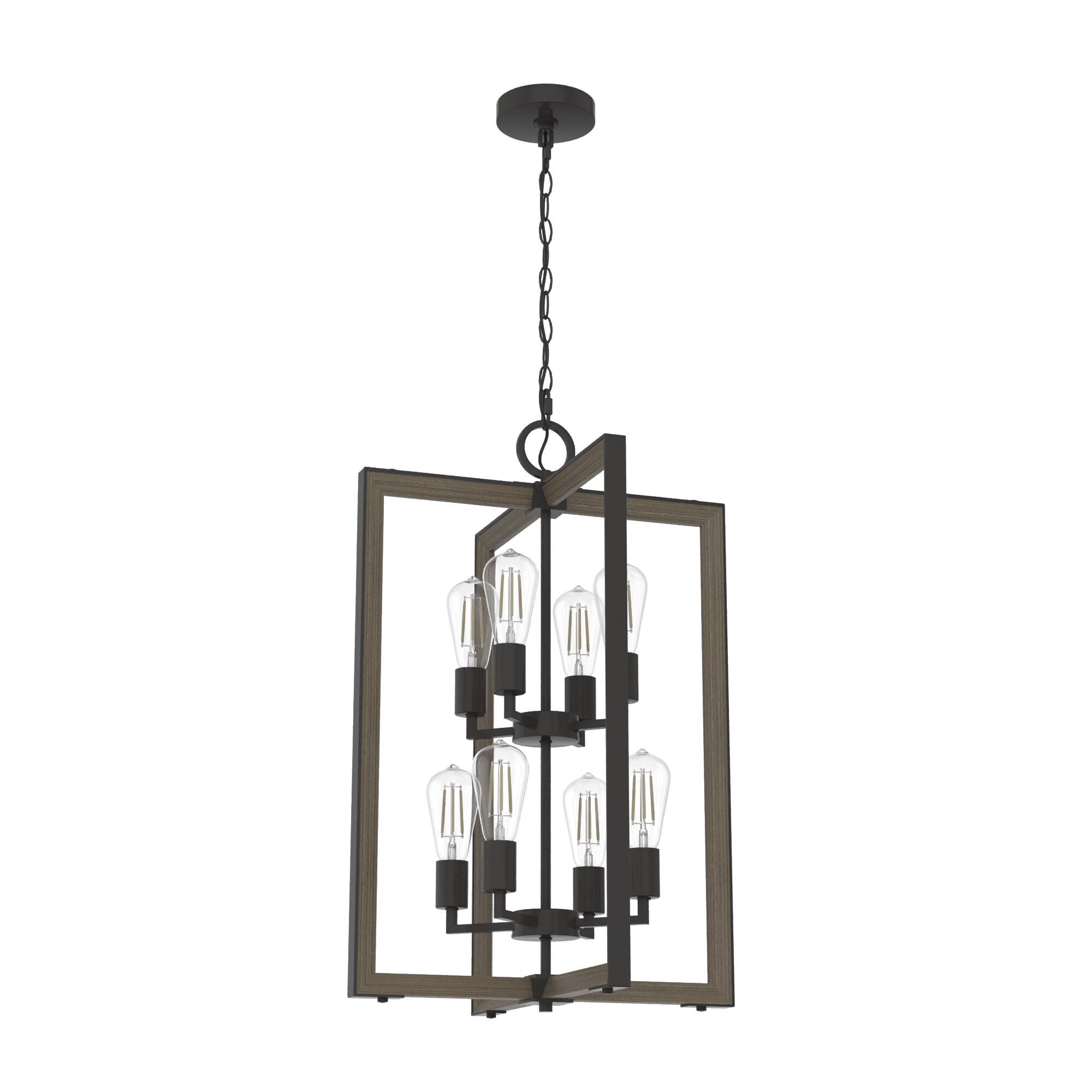 Hunter Fan Woodburn 18 Inch Cage Pendant Woodburn - 19858 - Modern Contemporary