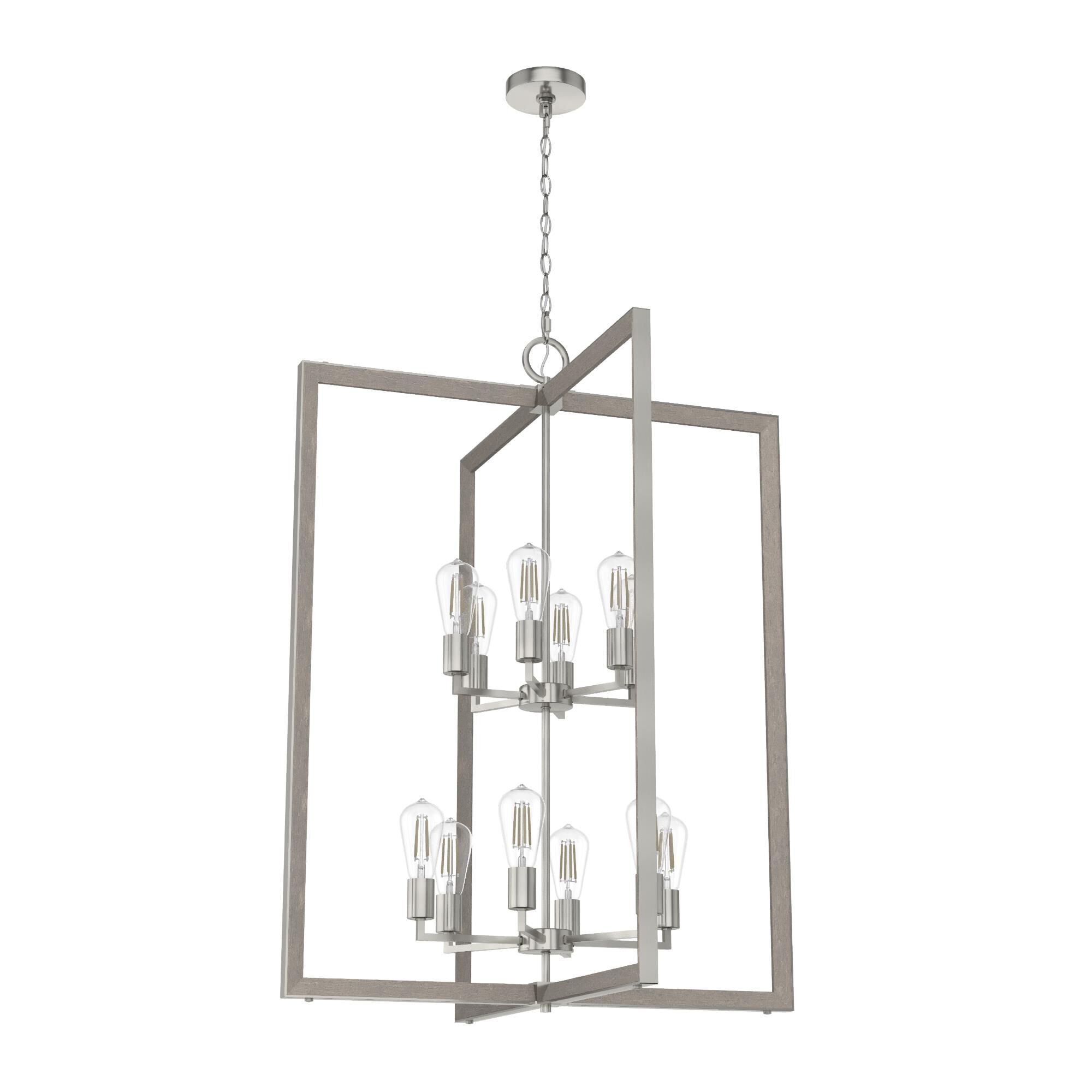 Hunter Fan Woodburn 30 Inch Cage Pendant Woodburn - 19859 - Modern Contemporary