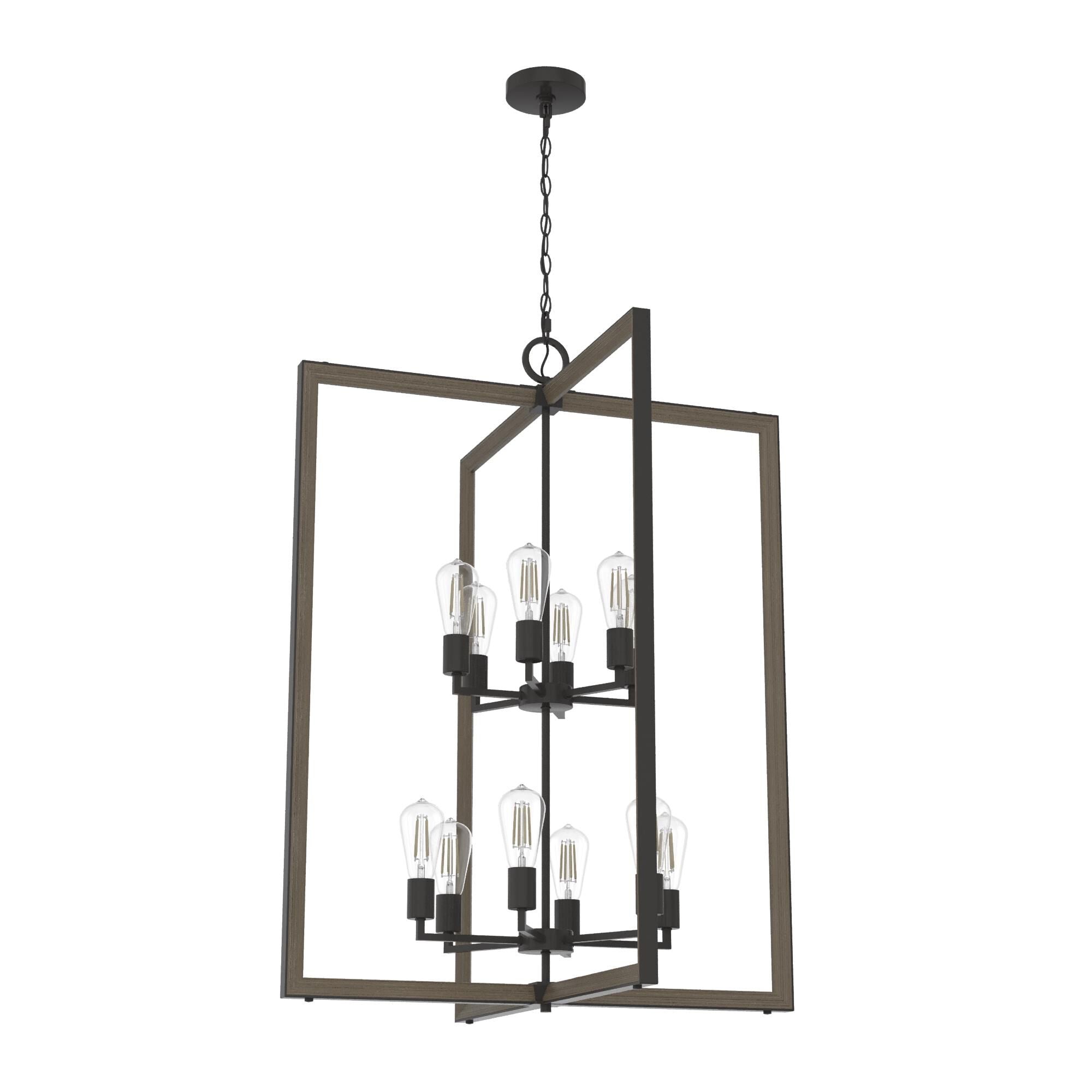 Hunter Fan Woodburn 30 Inch Cage Pendant Woodburn - 19860 - Modern Contemporary
