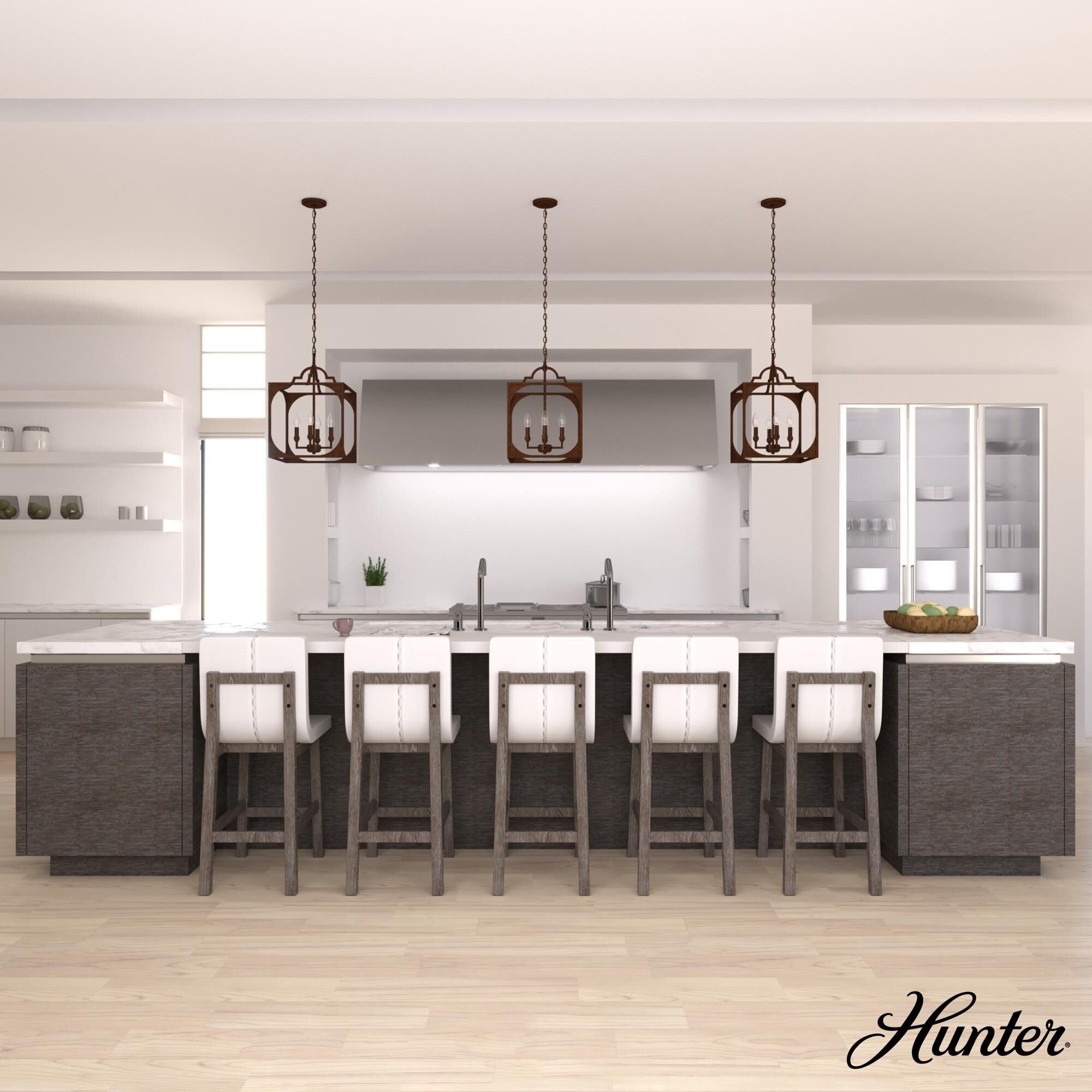 Hunter Fan Highland Hill 15 Inch Cage Pendant Highland Hill - 19981 - Transitional