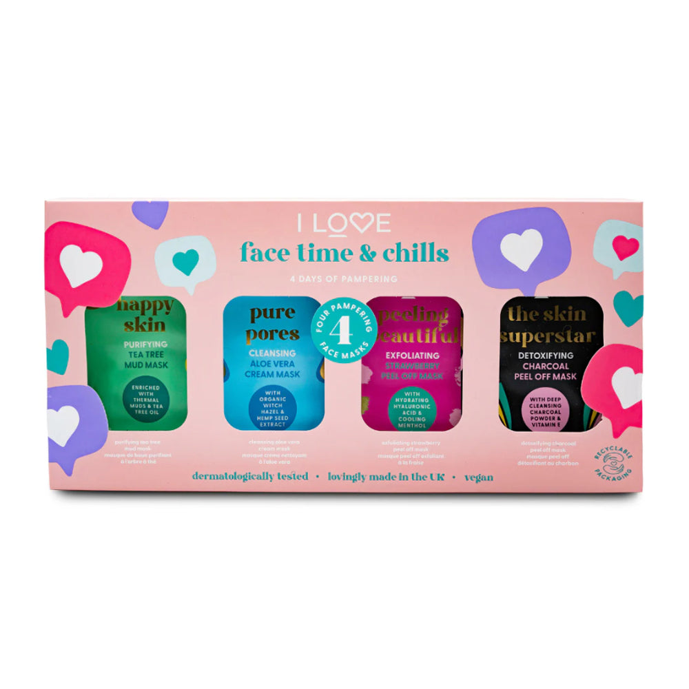 Face Time and Chills Face Mask Gift Set