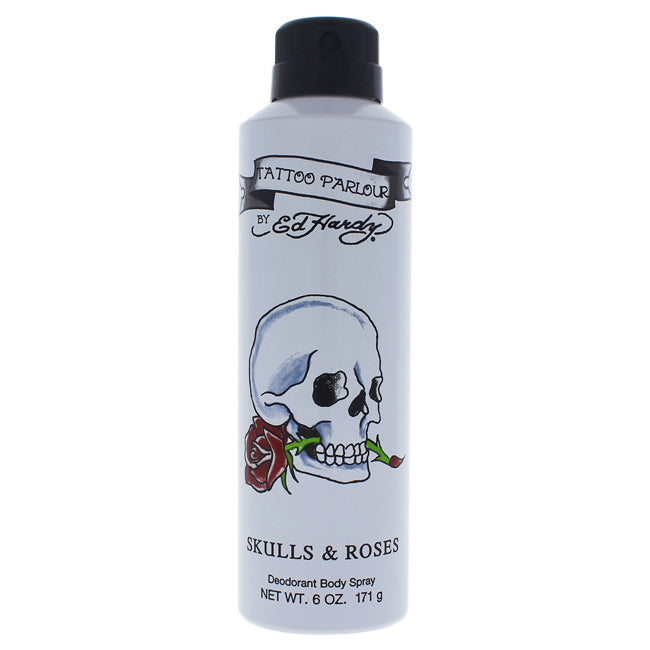 Ed Hardy Skulls And Roses Deodorant Body Spray