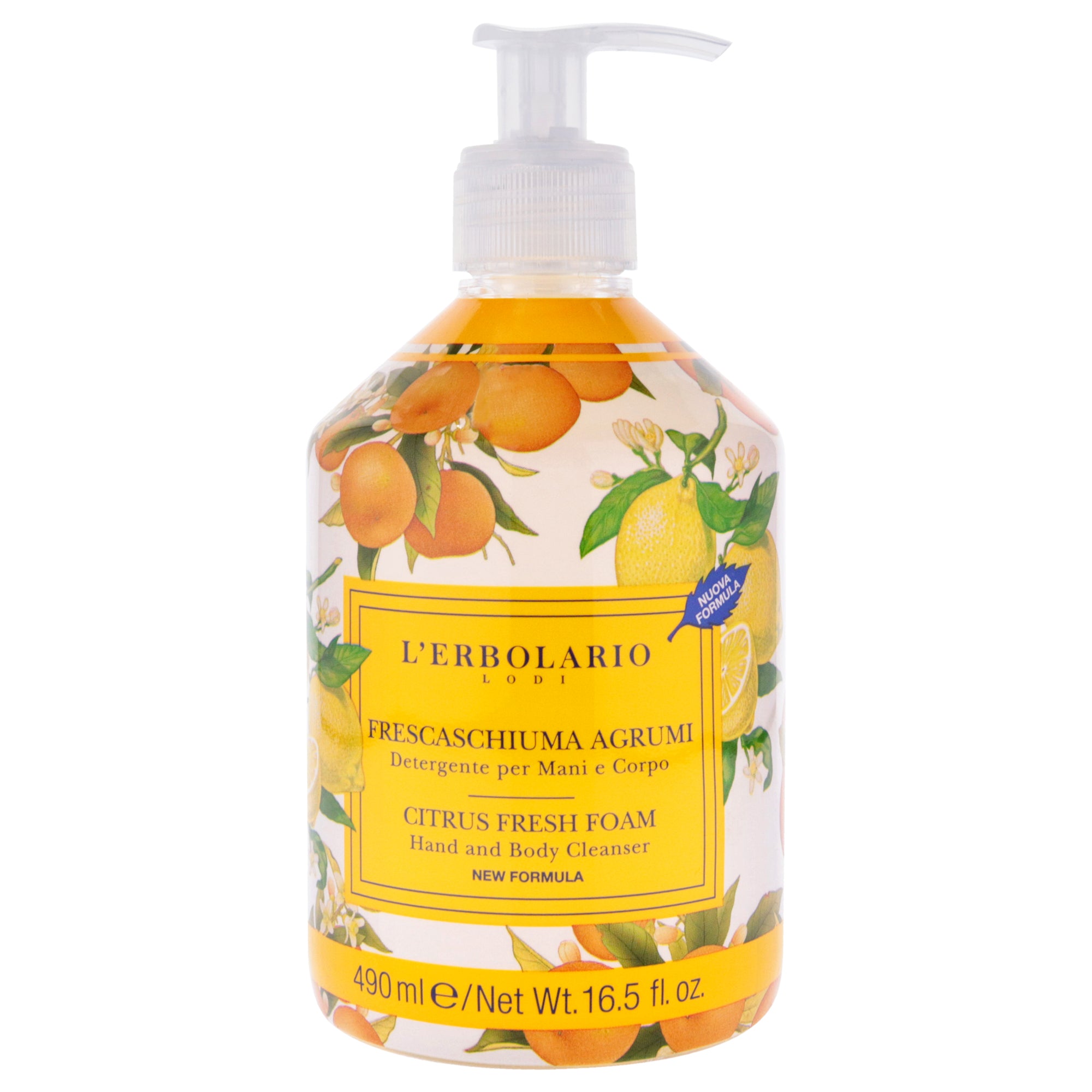 Citrus Fresh Foam Hand And Body Cleanser