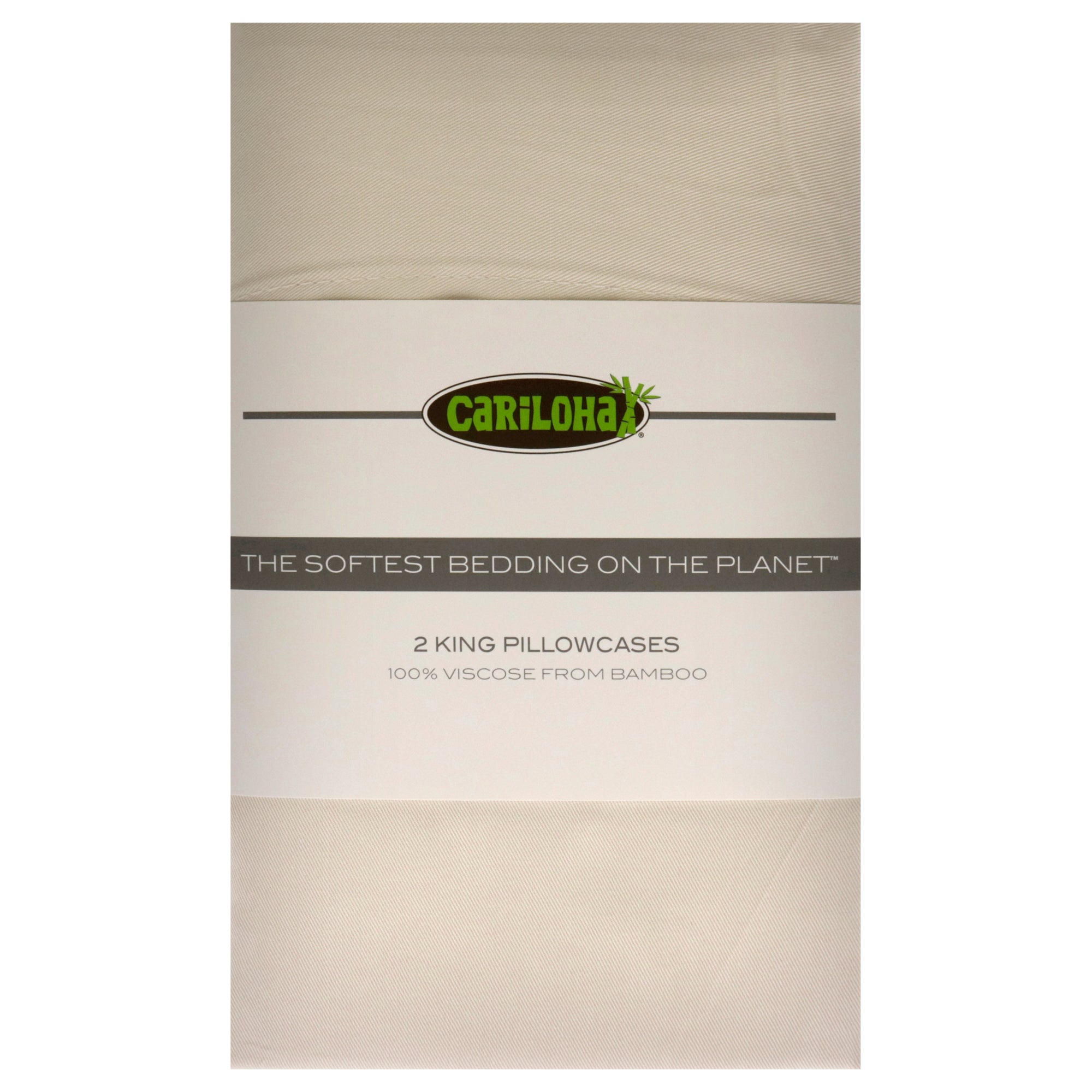 Classic Bamboo Pillowcase Set King - Ivory