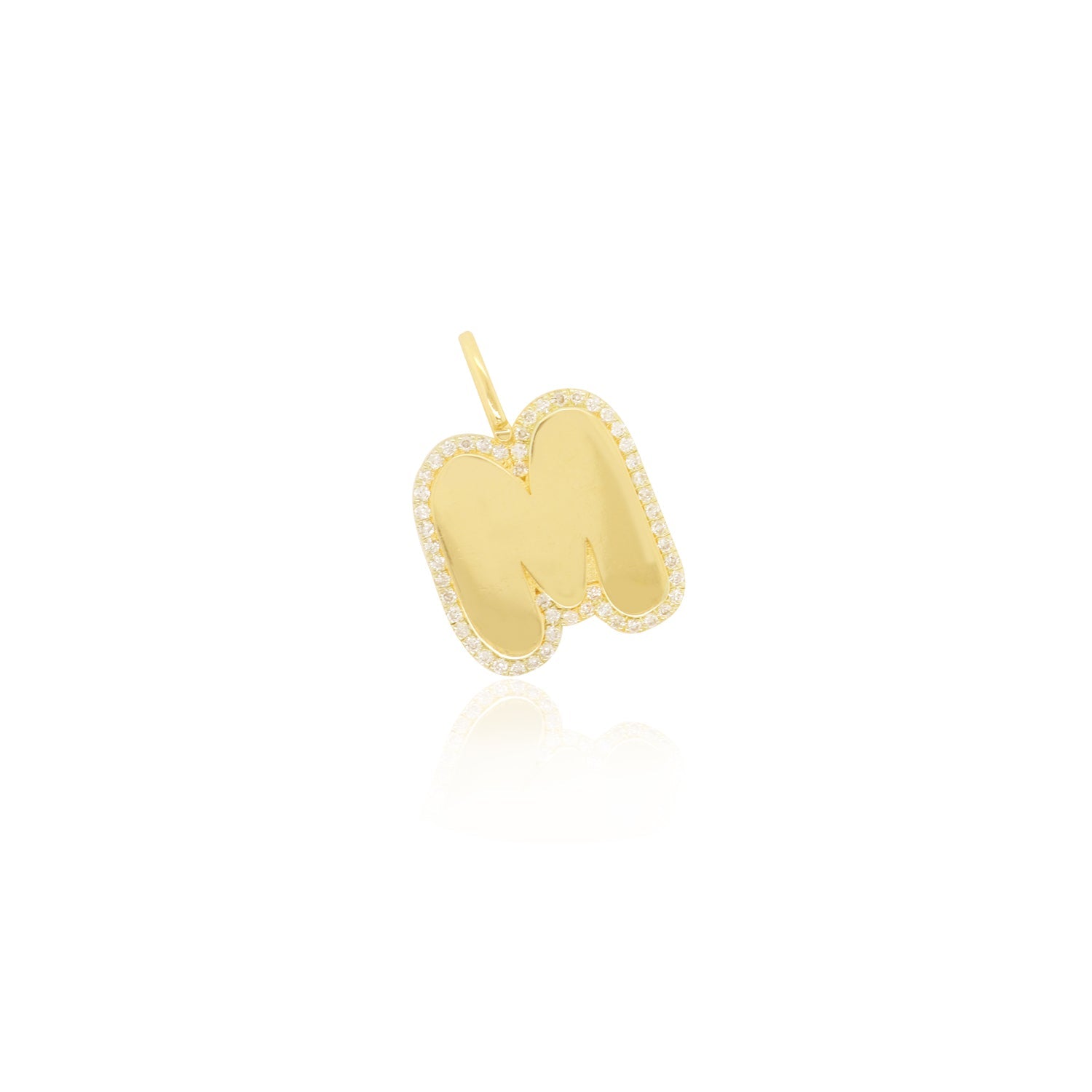 Gold and Diamond Bubble Initial Charm