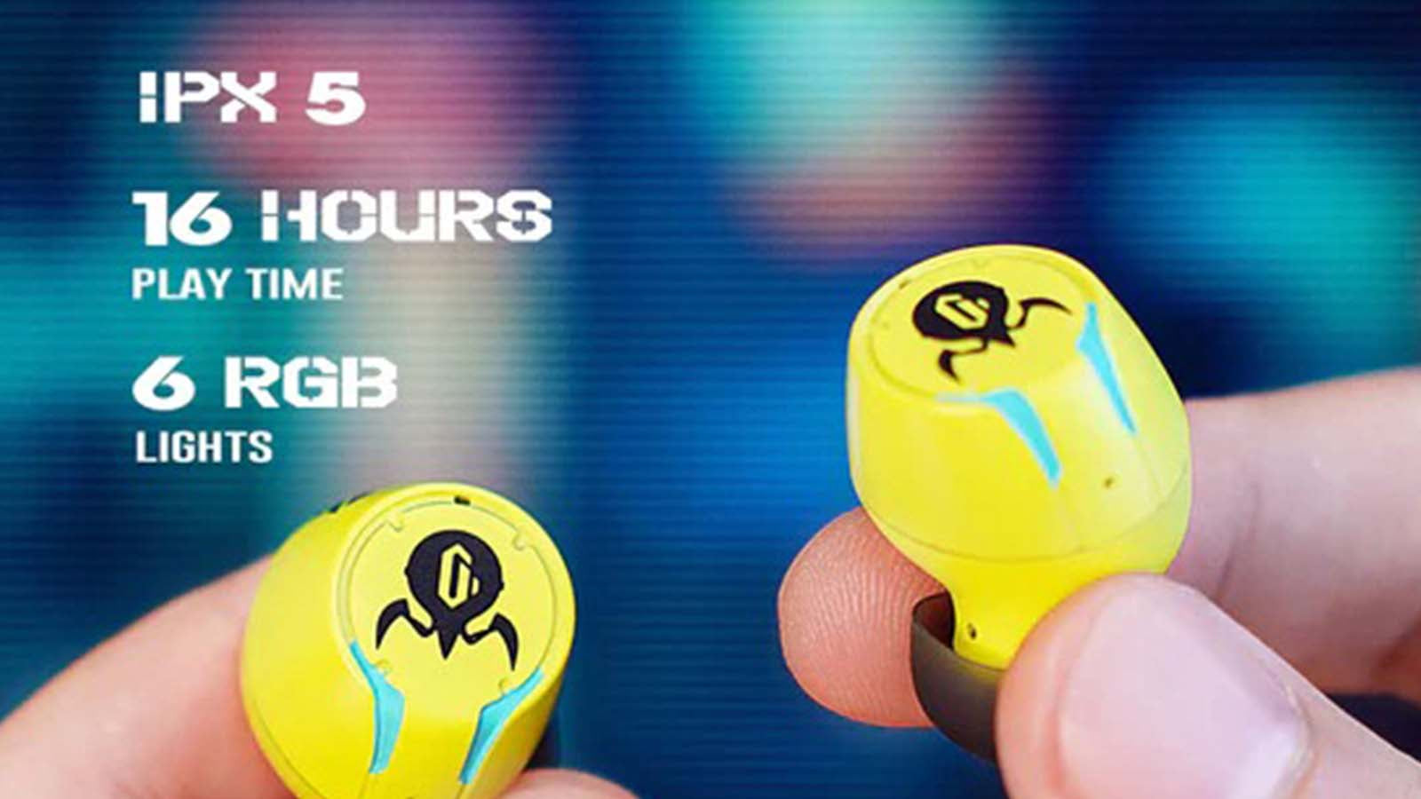 GravaStar Sirius Pro Earbuds Neon Green
