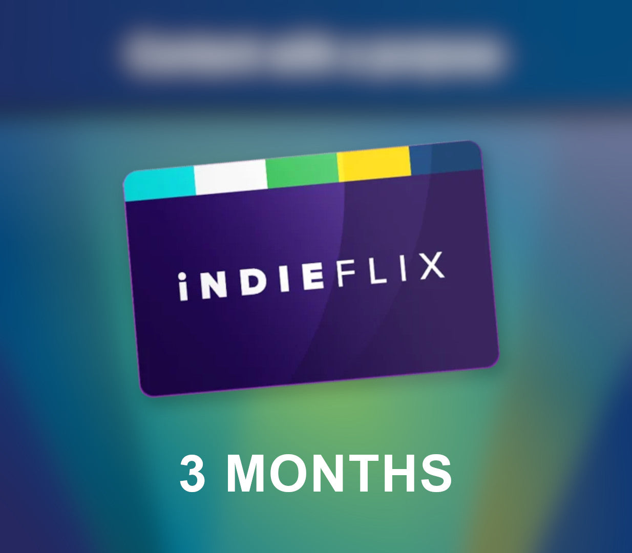 IndieFlix 3 Months Subscription Gift Card US (ONLY FOR NEW ACCOUNTS)