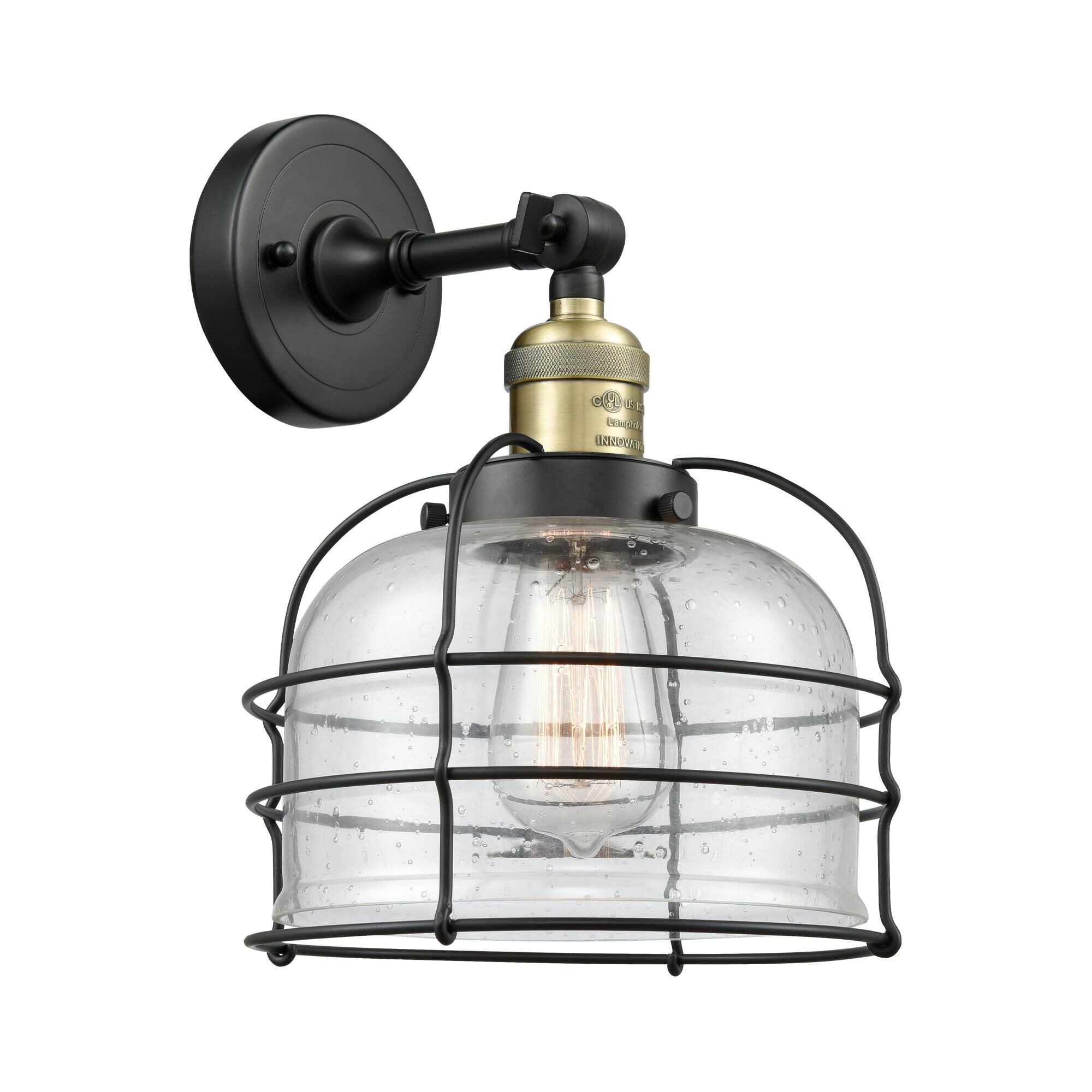 Innovations Lighting Bruno Marashlian Large Bell Cage 12 Inch Wall Sconce Large Bell Cage - 203-BAB-G74-CE - Restoration-Vintage