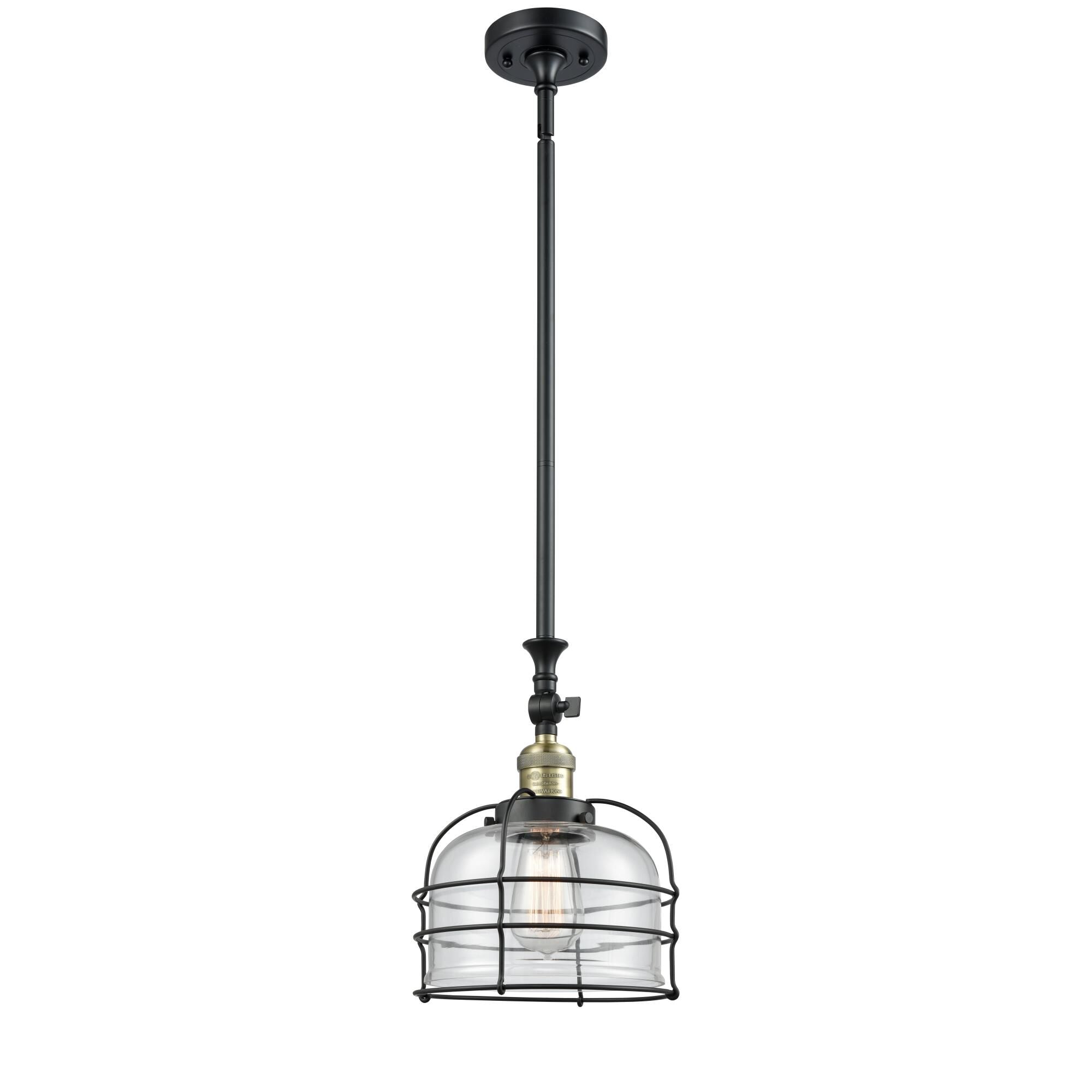 Innovations Lighting Bruno Marashlian Large Bell Cage 9 Inch Mini Pendant Large Bell Cage - 206-BAB-G72-CE - Restoration-Vintage