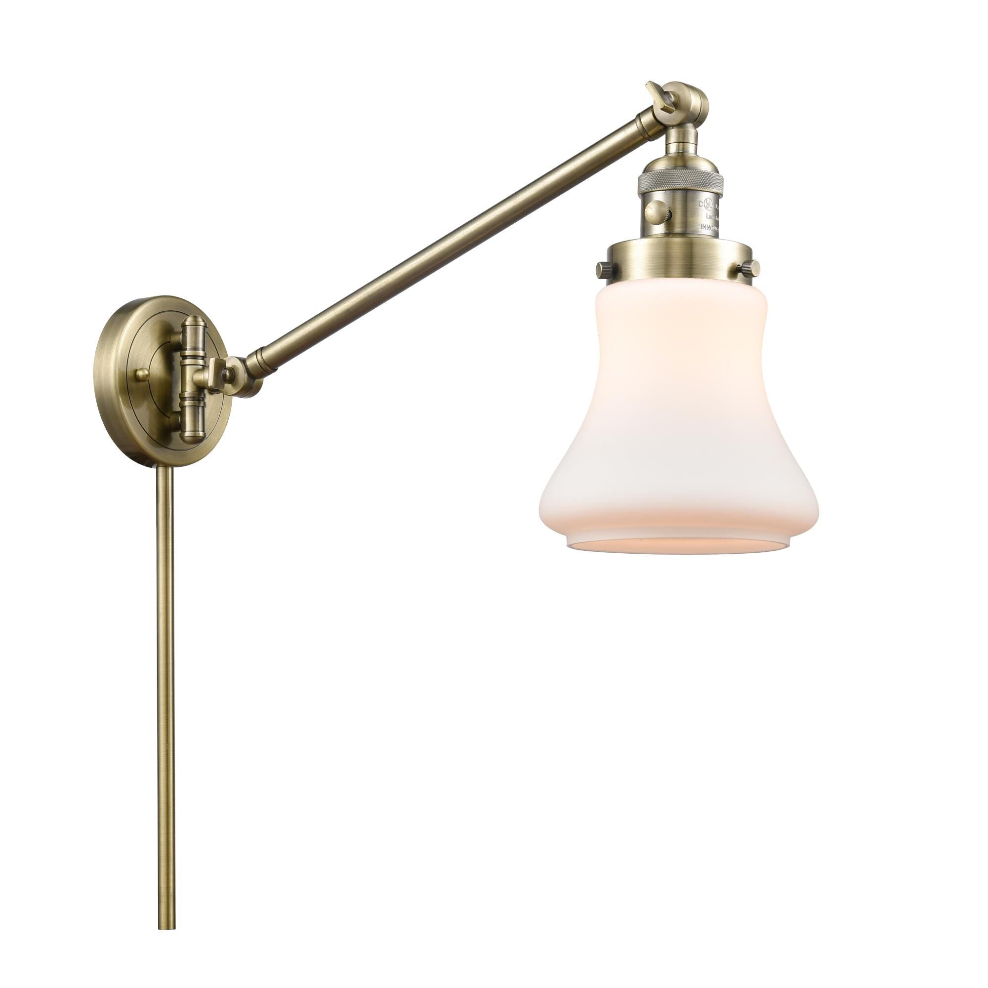 Innovations Lighting Bruno Marashlian Bellmont LED Wall Swing Lamp Bellmont - 237-AB-G191 - Restoration-Vintage