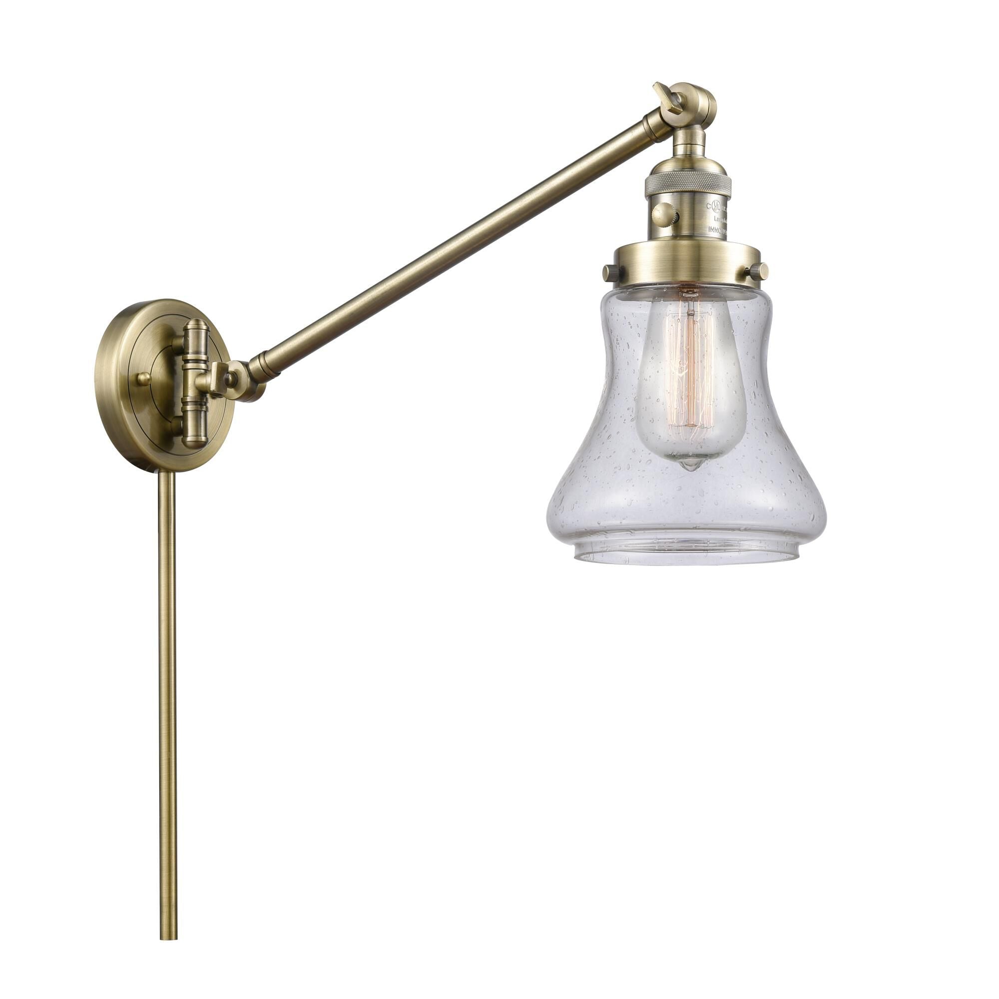 Innovations Lighting Bruno Marashlian Bellmont Wall Swing Lamp Bellmont - 237-AB-G194 - Restoration-Vintage