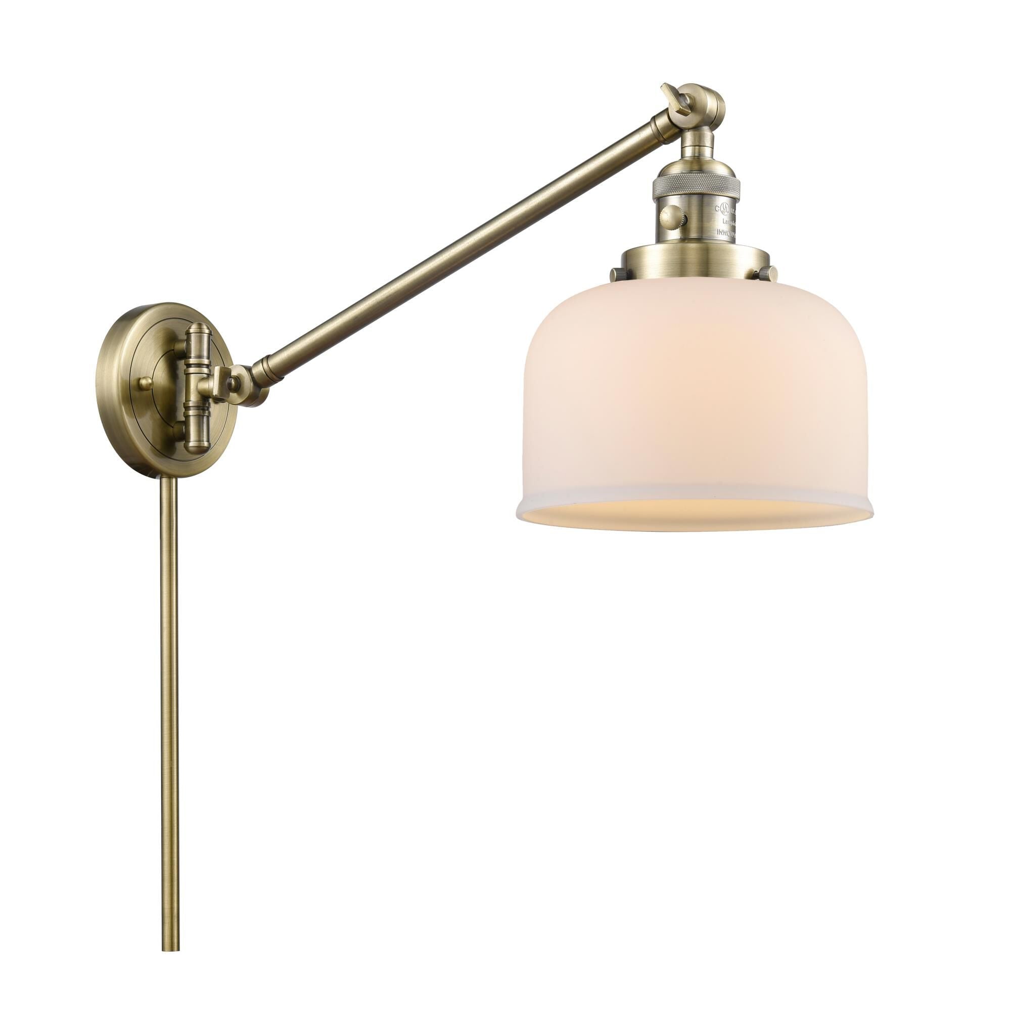 Innovations Lighting Bruno Marashlian Large Bell Wall Swing Lamp Large Bell - 237-AB-G71 - Restoration-Vintage