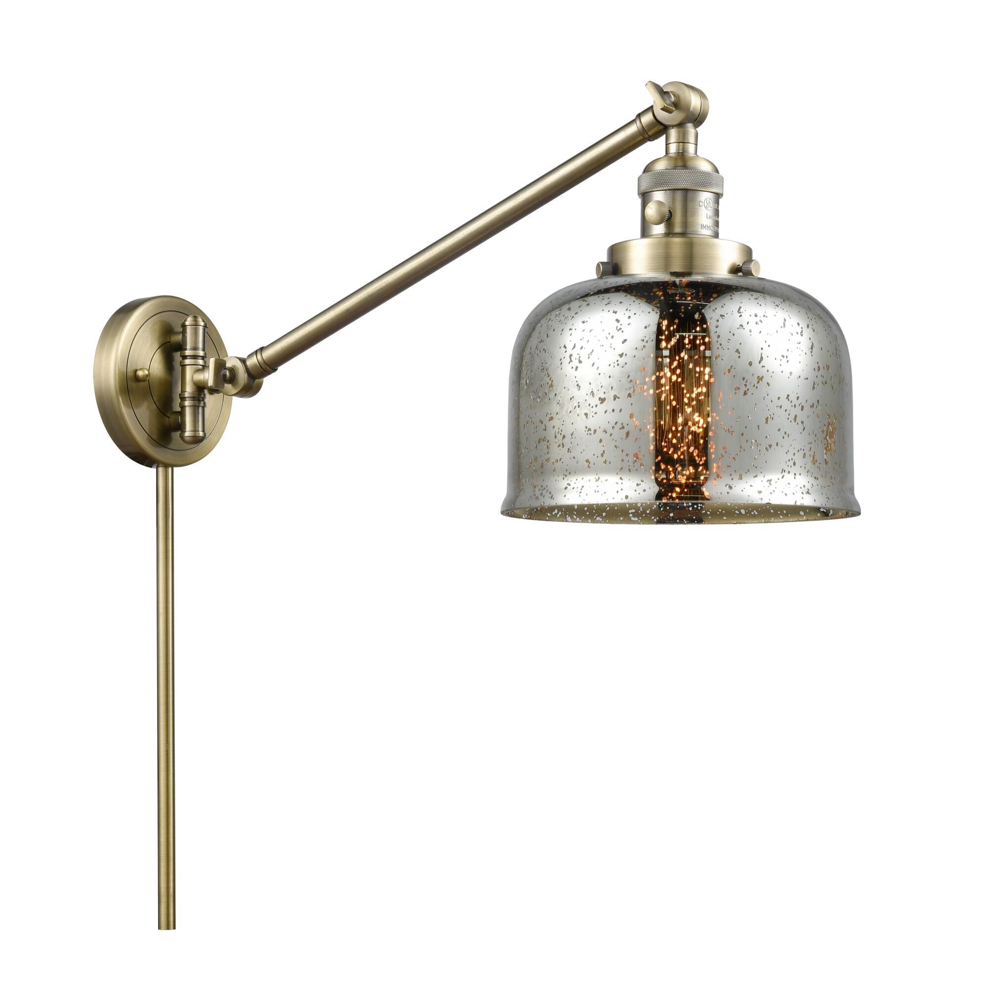 Innovations Lighting Bruno Marashlian Large Bell Wall Swing Lamp Large Bell - 237-AB-G78 - Restoration-Vintage