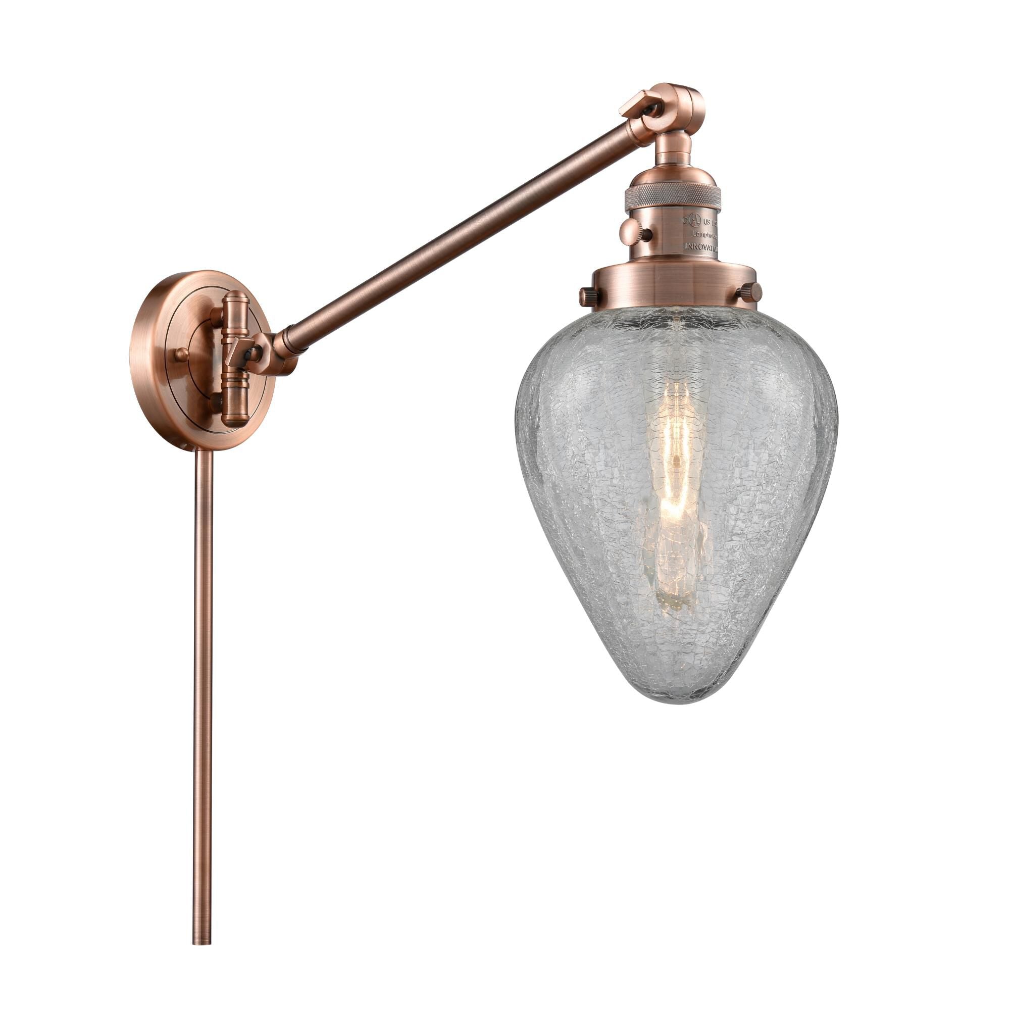 Innovations Lighting Bruno Marashlian Geneseo Wall Swing Lamp Geneseo - 237-AC-G165 - Restoration-Vintage