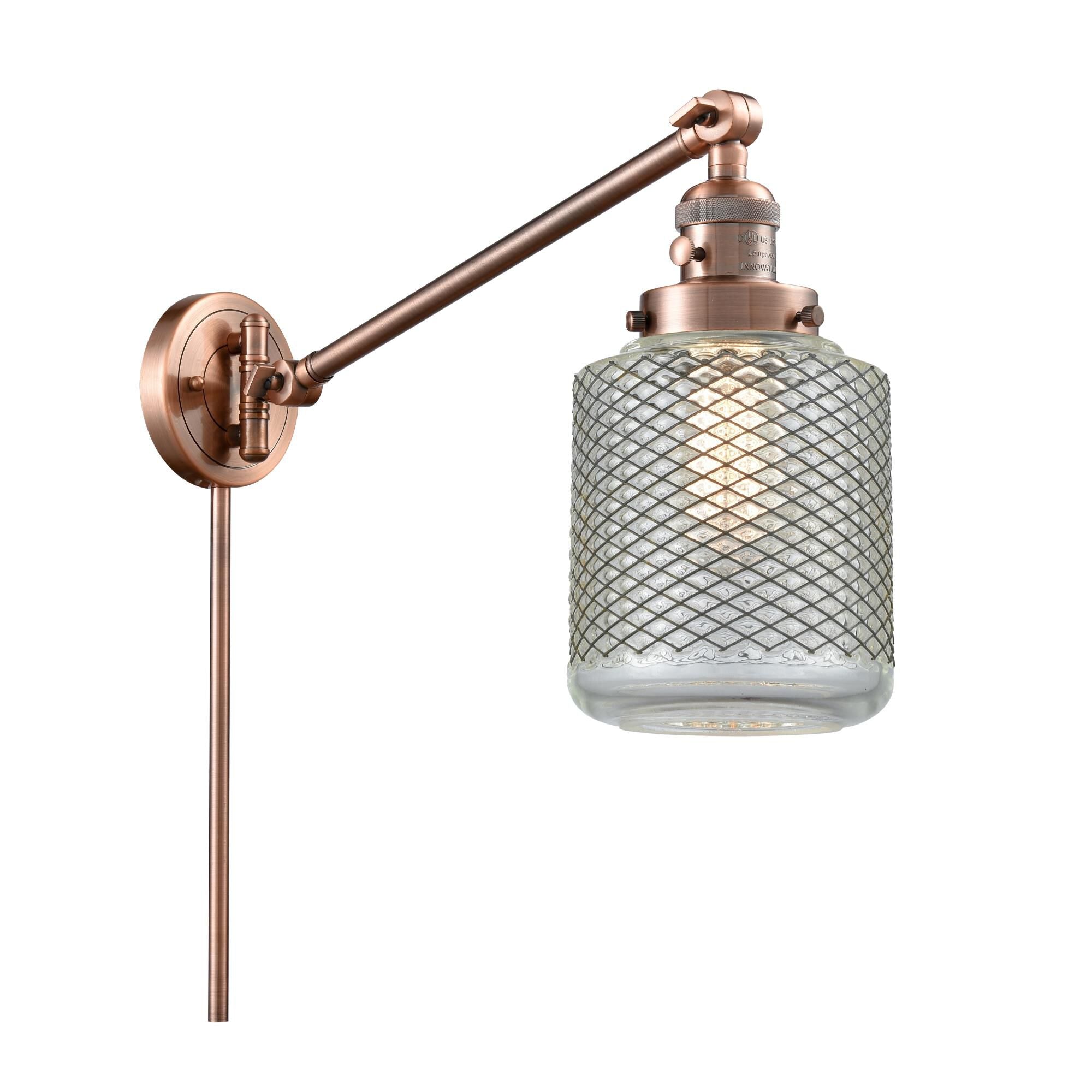 Innovations Lighting Bruno Marashlian Stanton Wall Swing Lamp Stanton - 237-AC-G262 - Restoration-Vintage