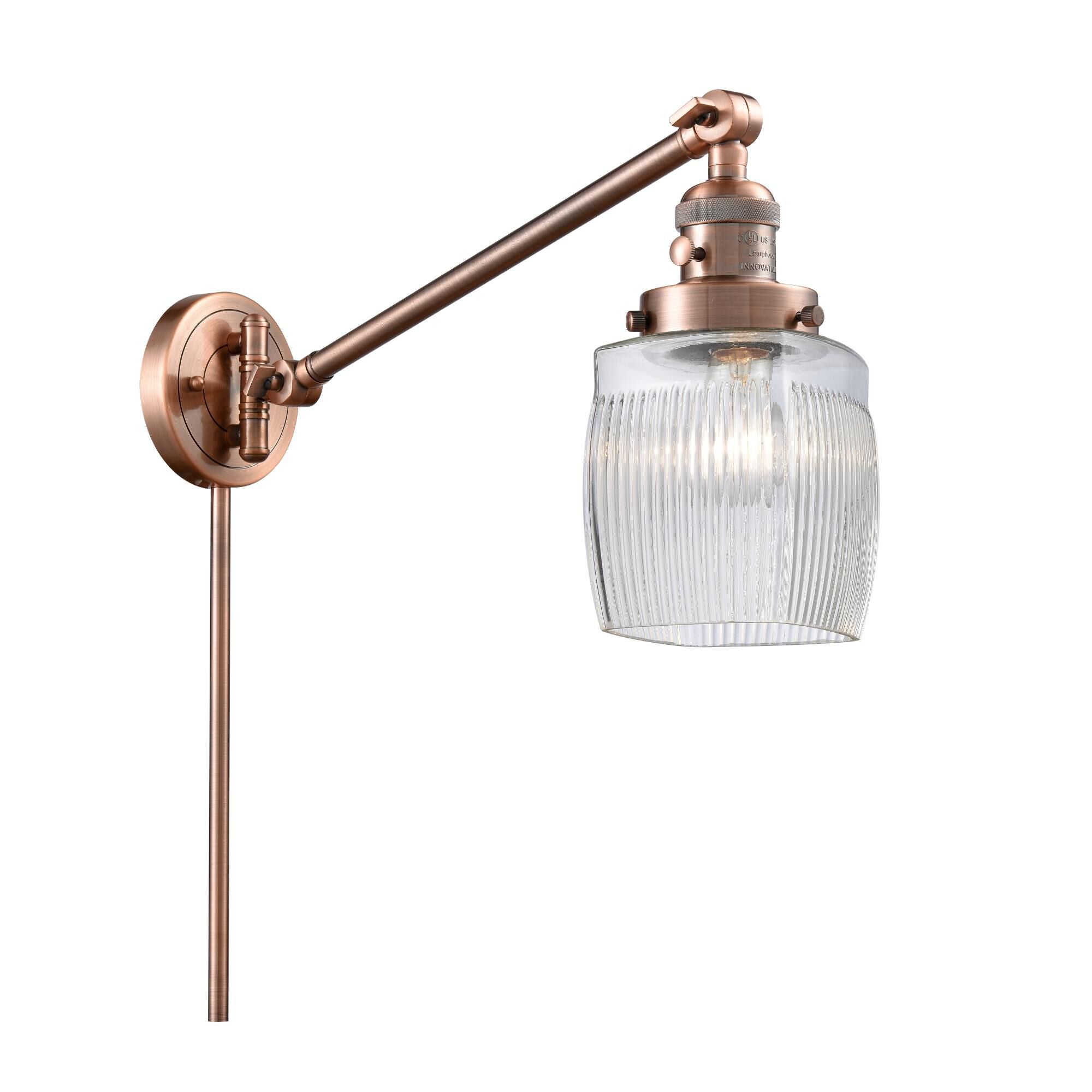 Innovations Lighting Bruno Marashlian Colton Wall Swing Lamp Colton - 237-AC-G302 - Restoration-Vintage