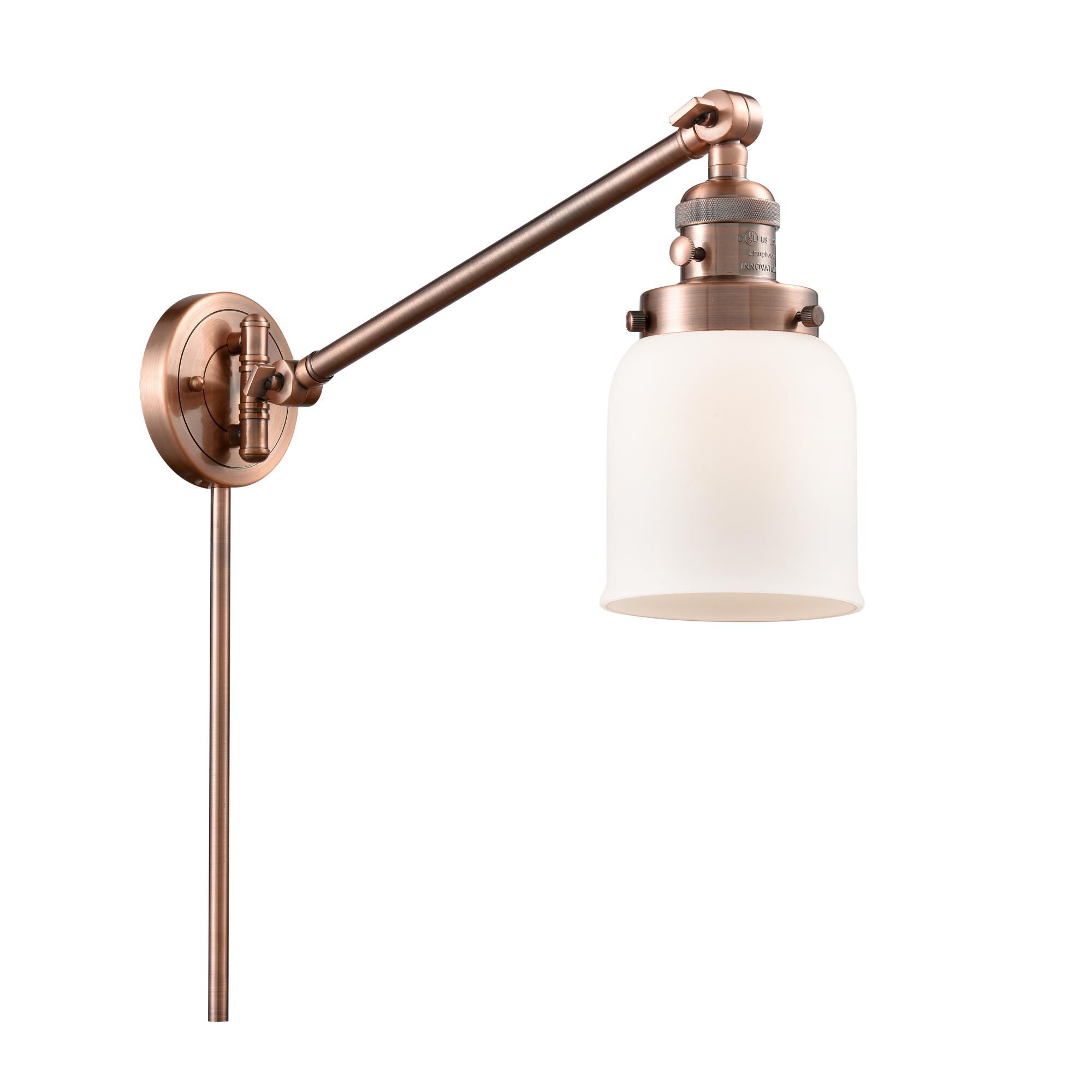 Innovations Lighting Bruno Marashlian Small Bell Wall Swing Lamp Small Bell - 237-AC-G51 - Restoration-Vintage