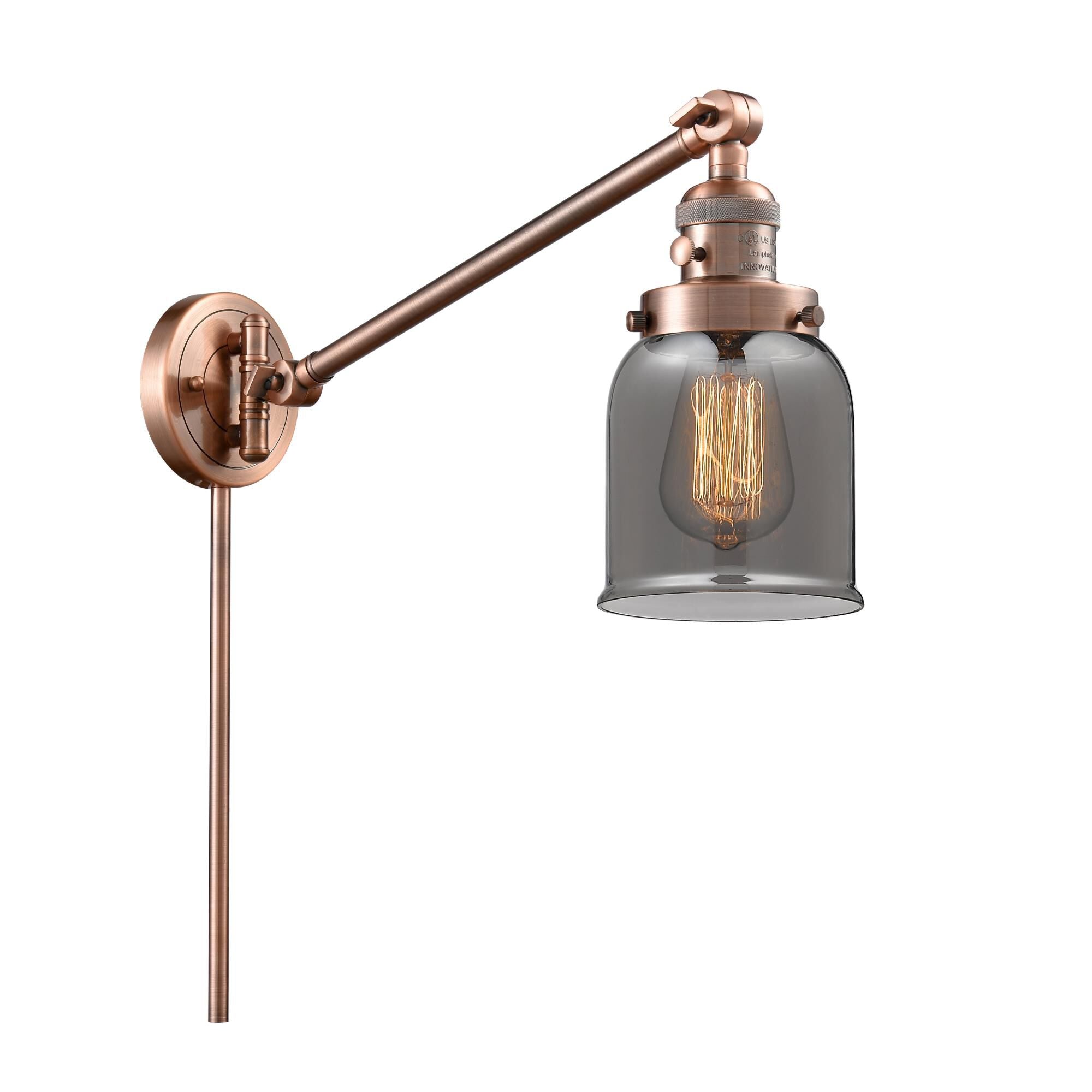 Innovations Lighting Bruno Marashlian Small Bell Wall Swing Lamp Small Bell - 237-AC-G53 - Restoration-Vintage