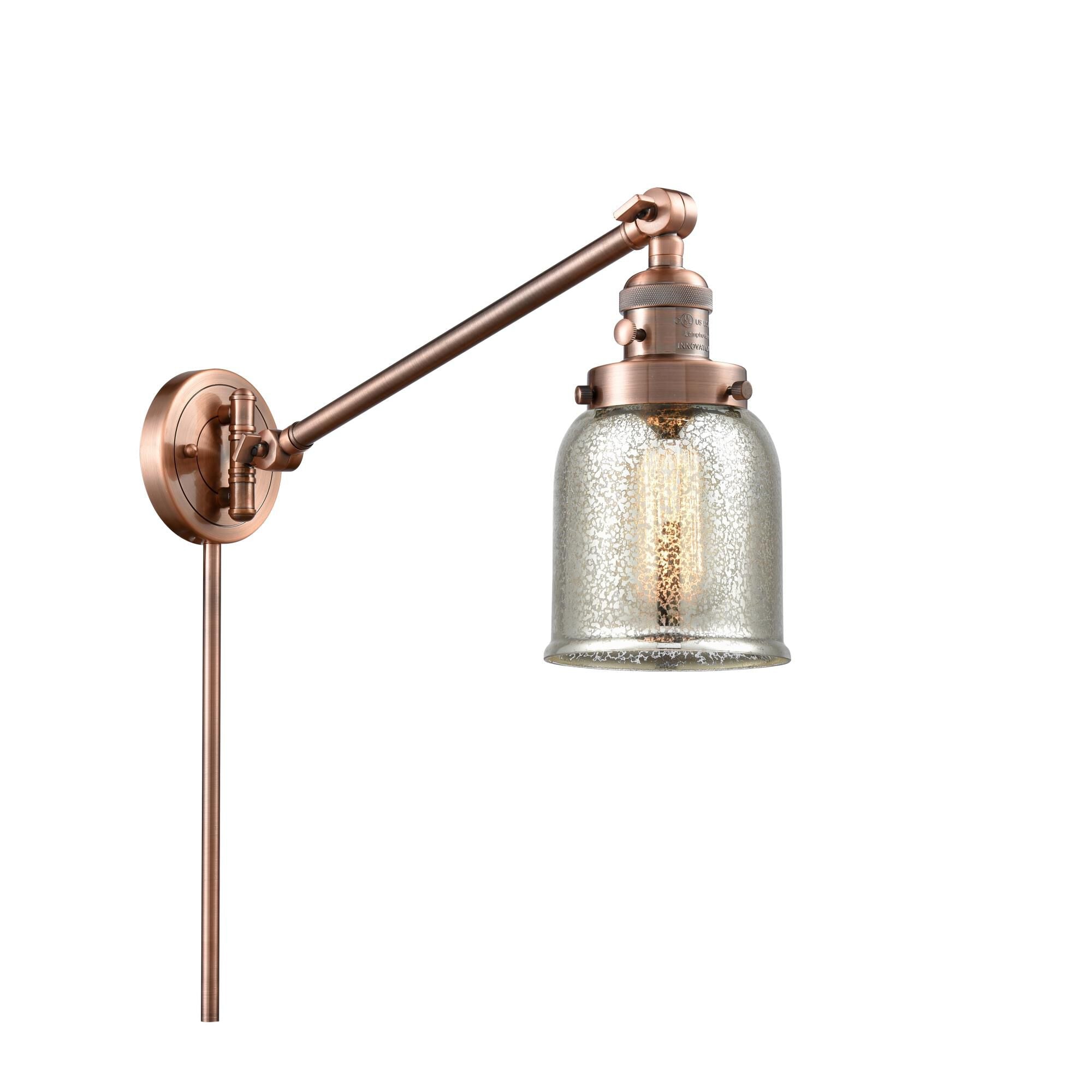 Innovations Lighting Bruno Marashlian Small Bell Wall Swing Lamp Small Bell - 237-AC-G58 - Restoration-Vintage