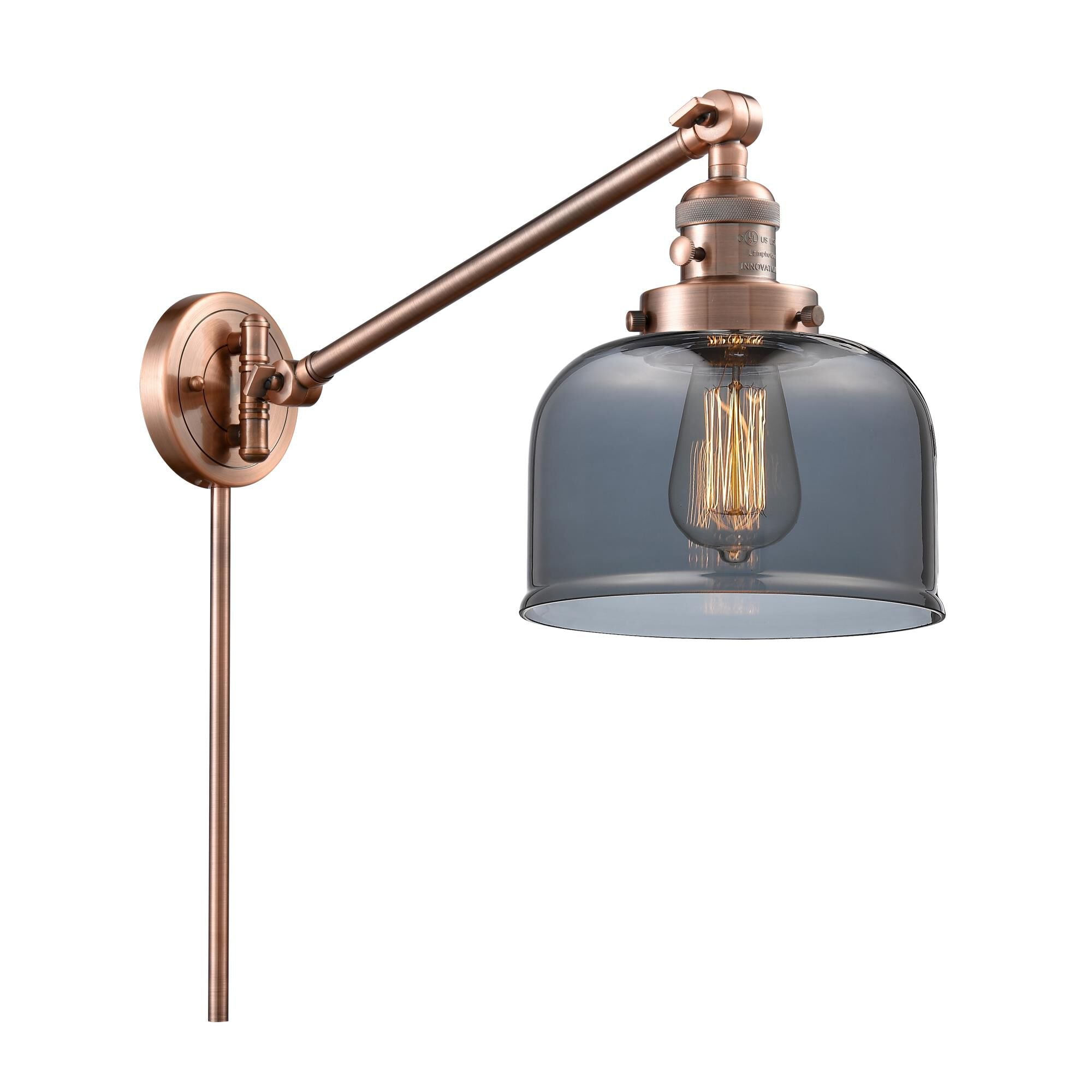 Innovations Lighting Bruno Marashlian Large Bell Wall Swing Lamp Large Bell - 237-AC-G73 - Restoration-Vintage