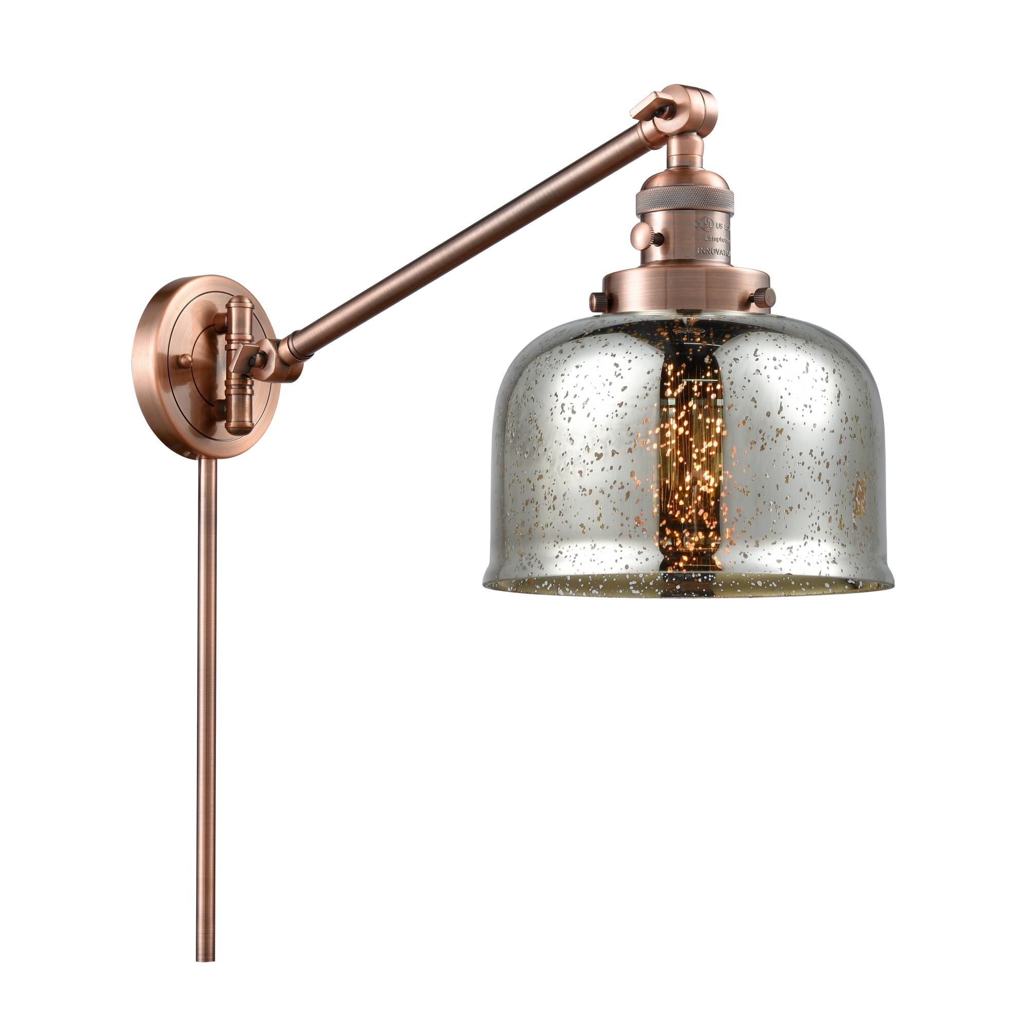 Innovations Lighting Bruno Marashlian Large Bell Wall Swing Lamp Large Bell - 237-AC-G78 - Restoration-Vintage