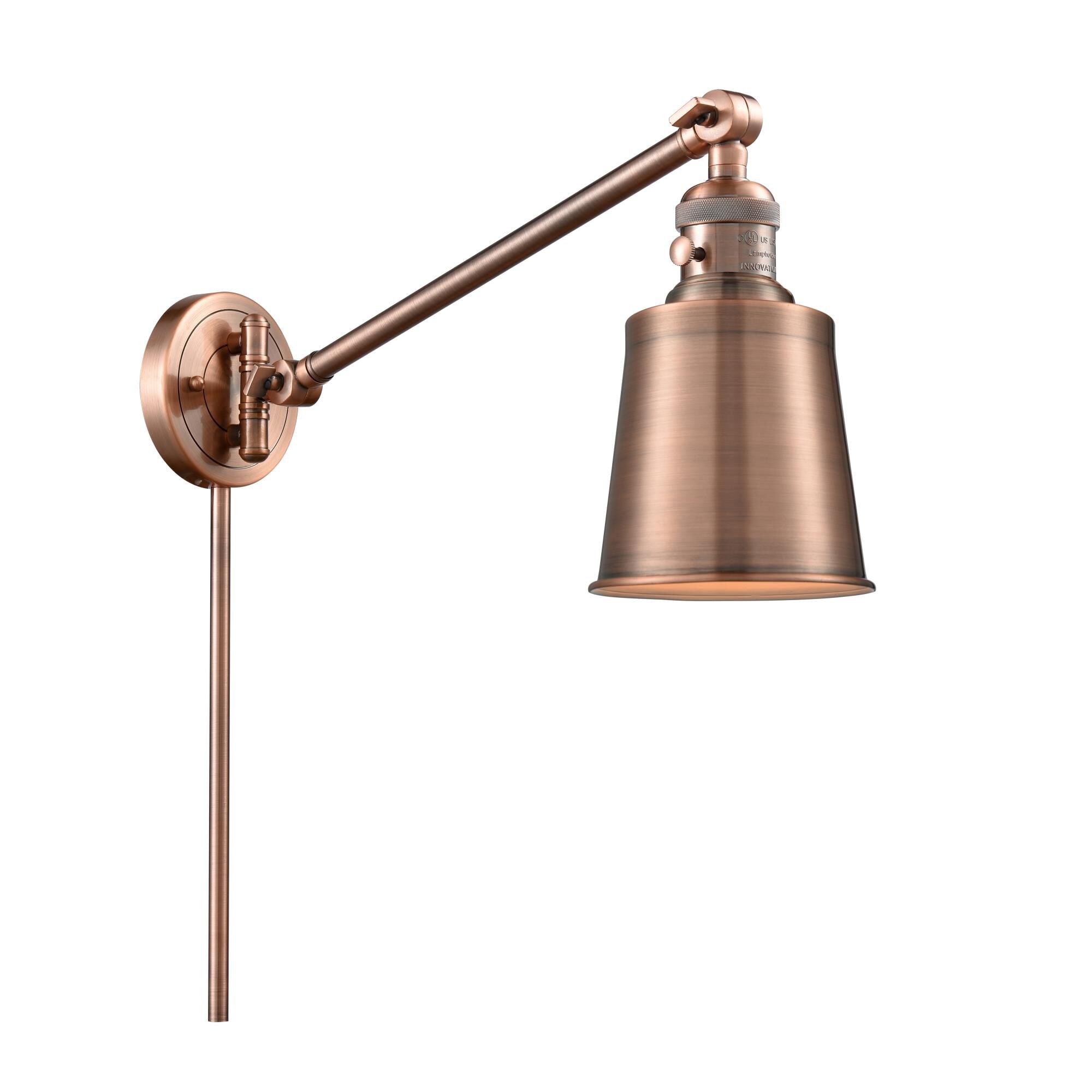 Innovations Lighting Bruno Marashlian Addison Wall Swing Lamp Addison - 237-AC-M9-AC - Restoration-Vintage