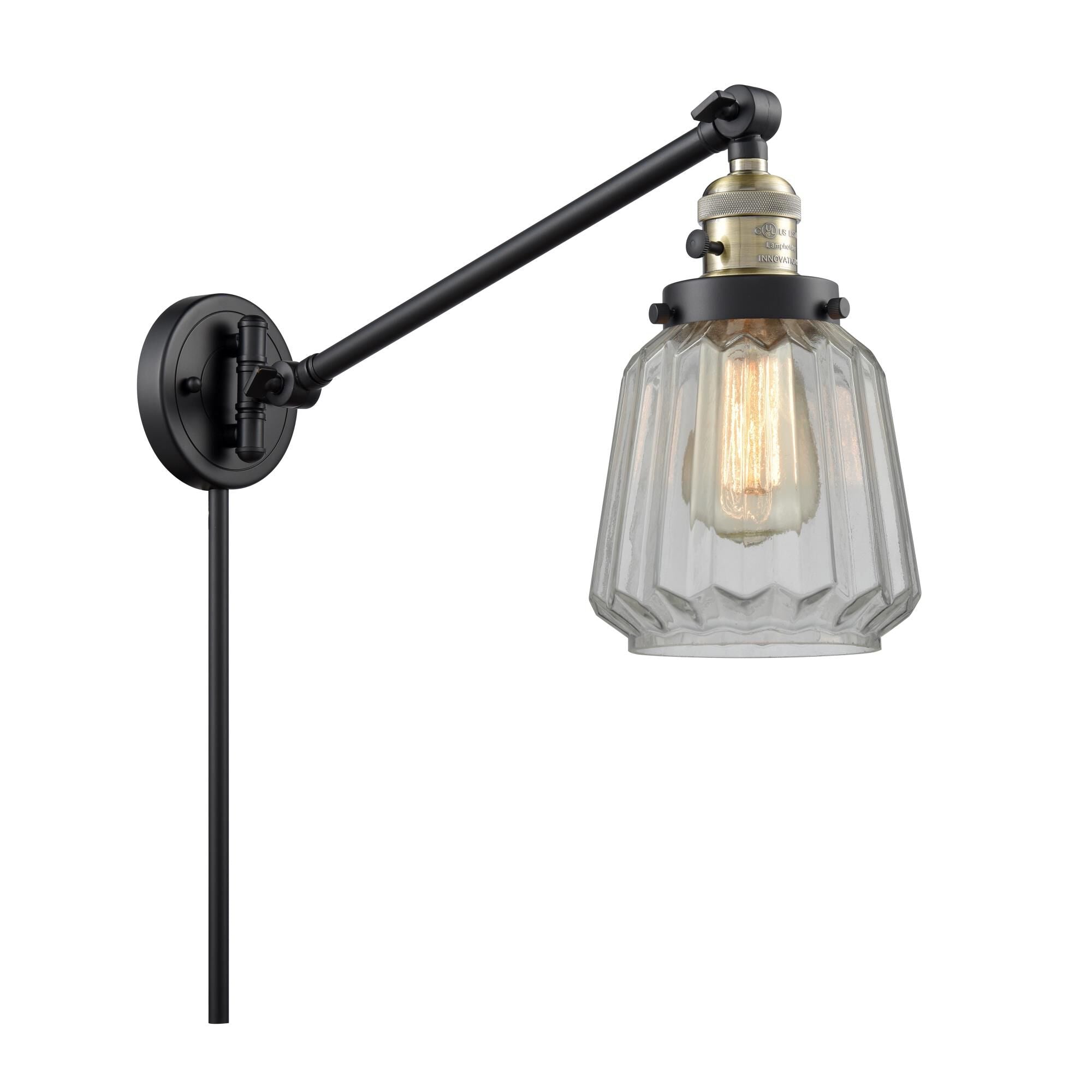 Innovations Lighting Bruno Marashlian Chatham Wall Swing Lamp Chatham - 237-BAB-G142 - Restoration-Vintage