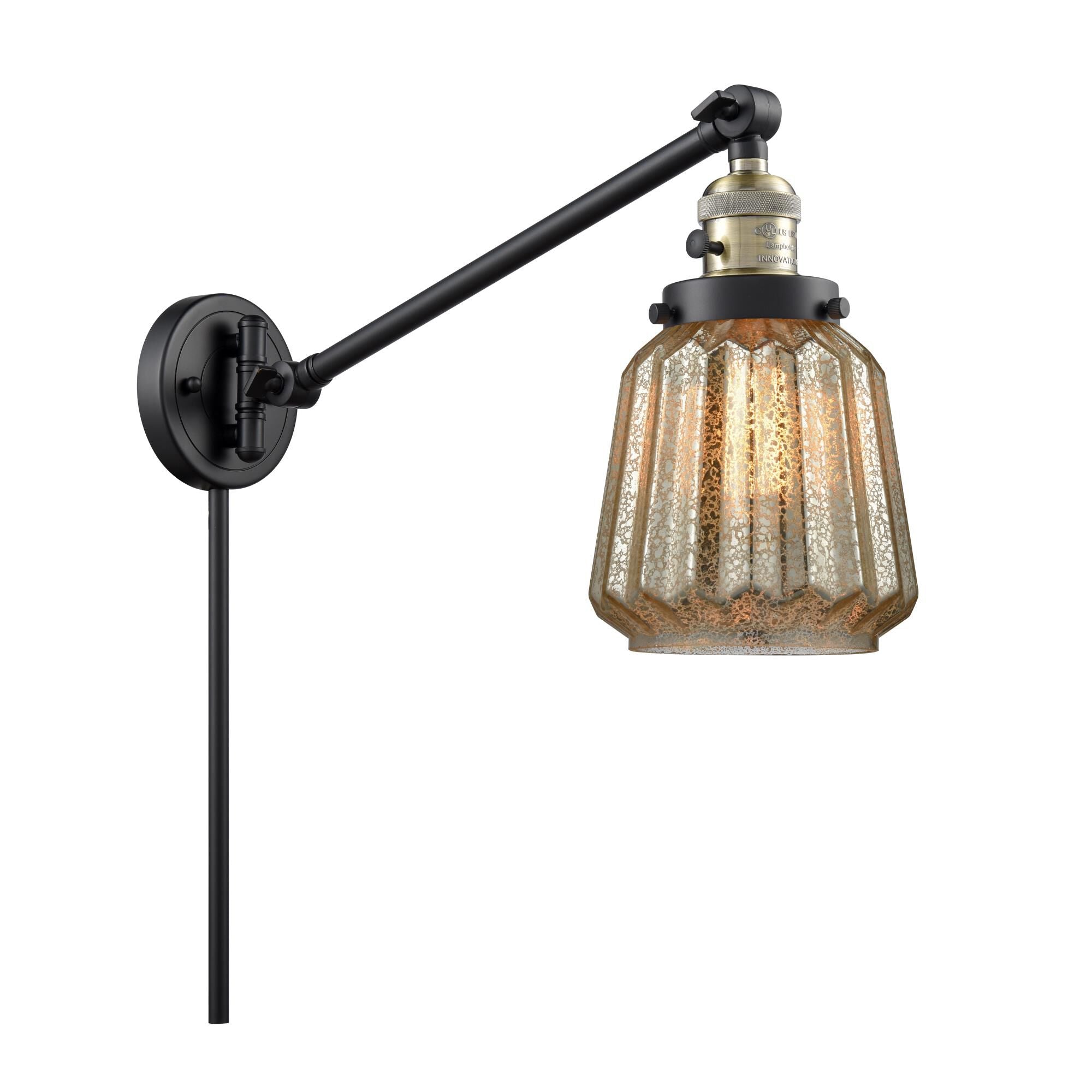 Innovations Lighting Bruno Marashlian Chatham Wall Swing Lamp Chatham - 237-BAB-G146 - Restoration-Vintage