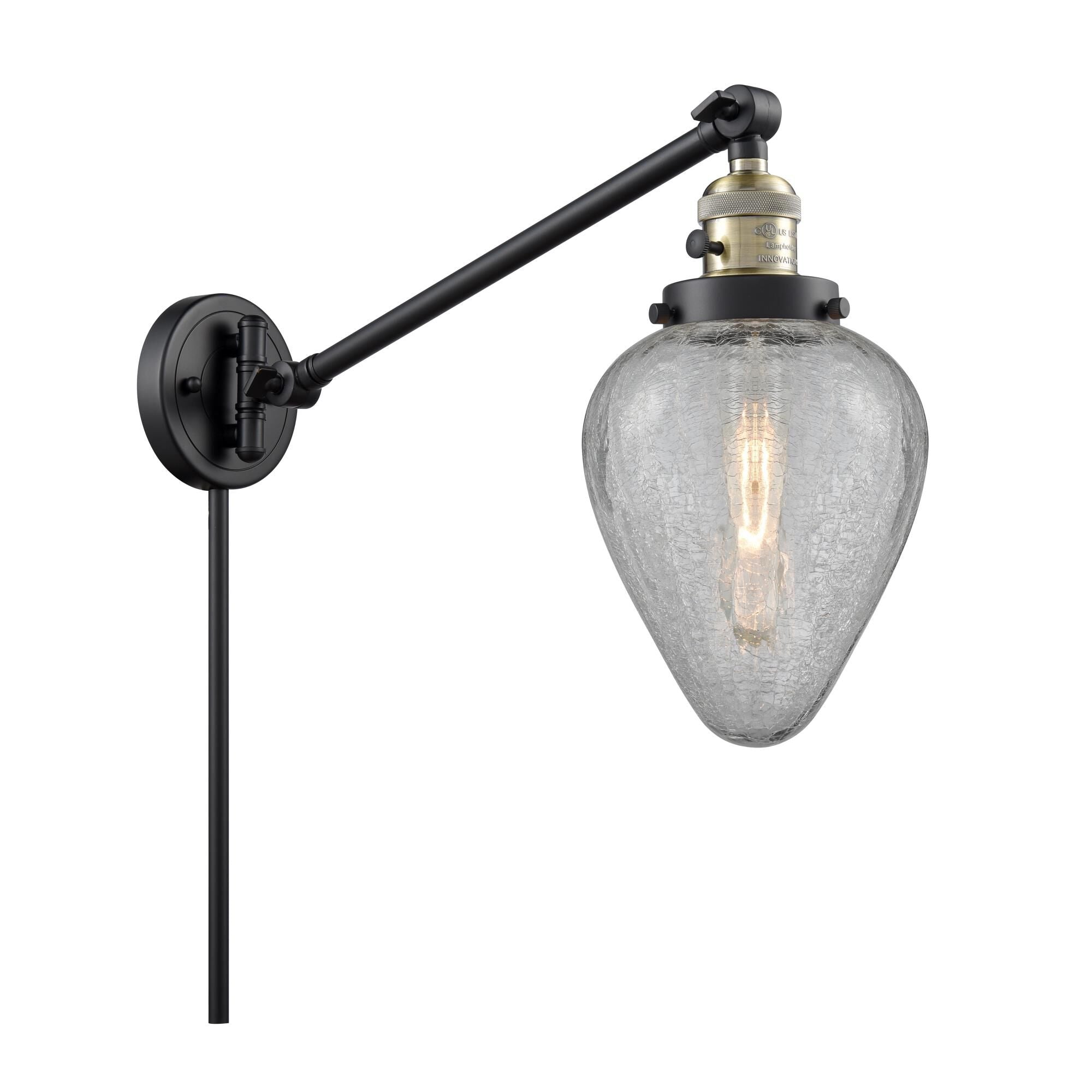 Innovations Lighting Bruno Marashlian Geneseo Wall Swing Lamp Geneseo - 237-BAB-G165 - Restoration-Vintage