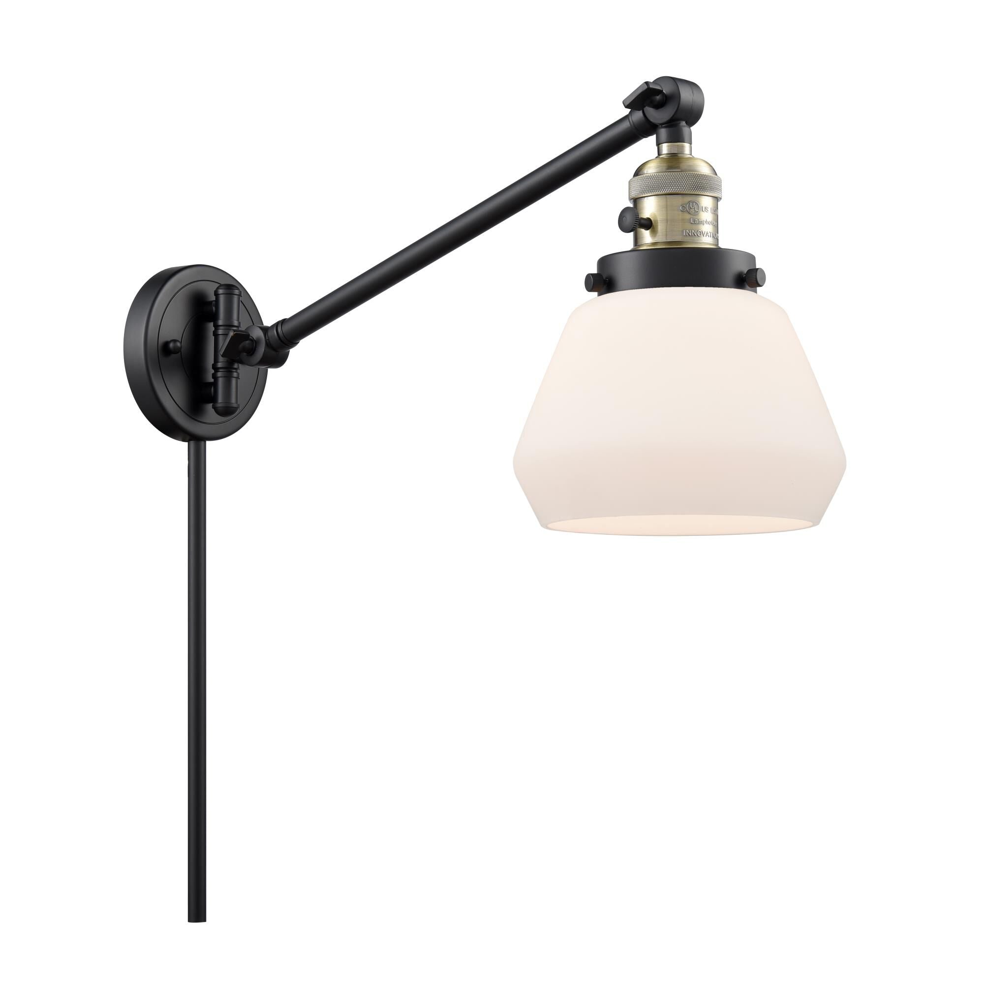 Innovations Lighting Bruno Marashlian Fulton Wall Swing Lamp Fulton - 237-BAB-G171 - Restoration-Vintage
